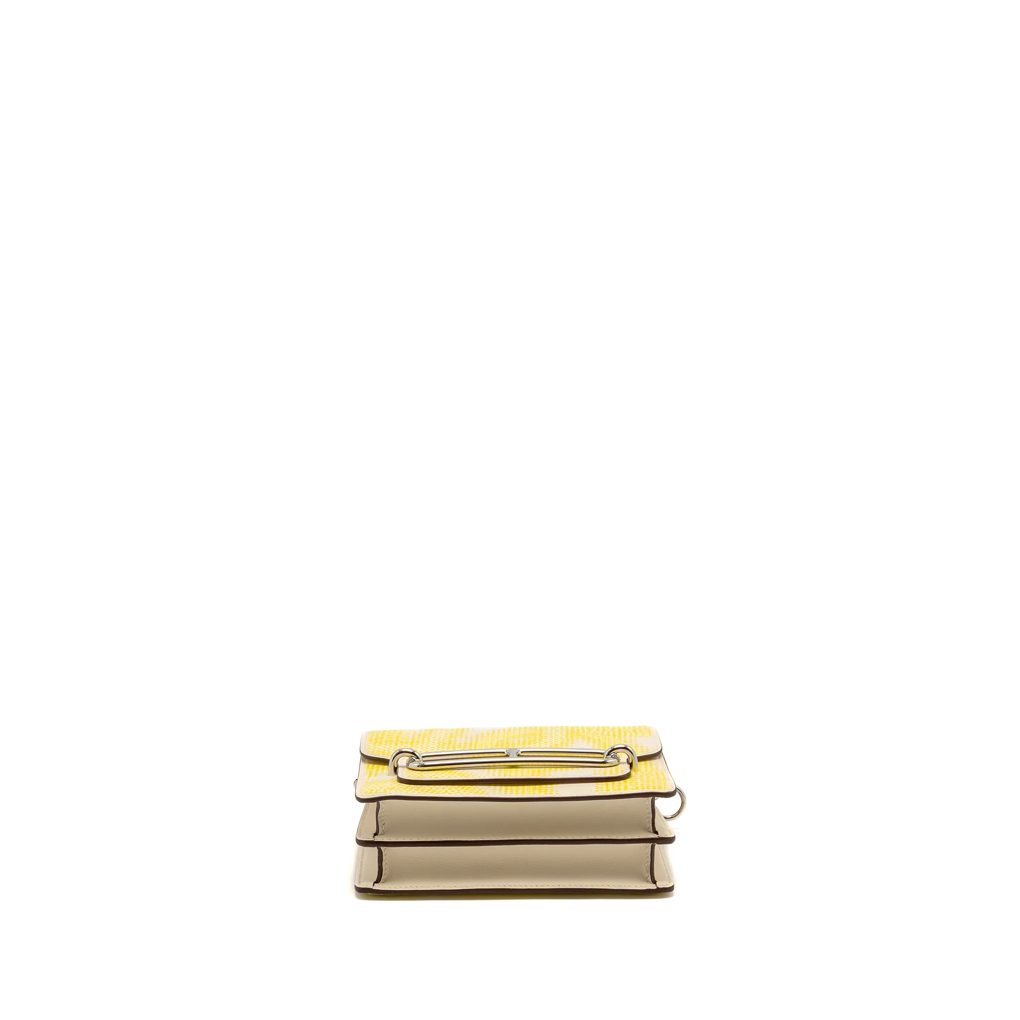 Hermes Mini Roulis Limited Edition Circuit 24 Faubourg Swift Nata/Lime/Jaune Bourgeon/Jaune Poussin SHW STAMP U - Image 5