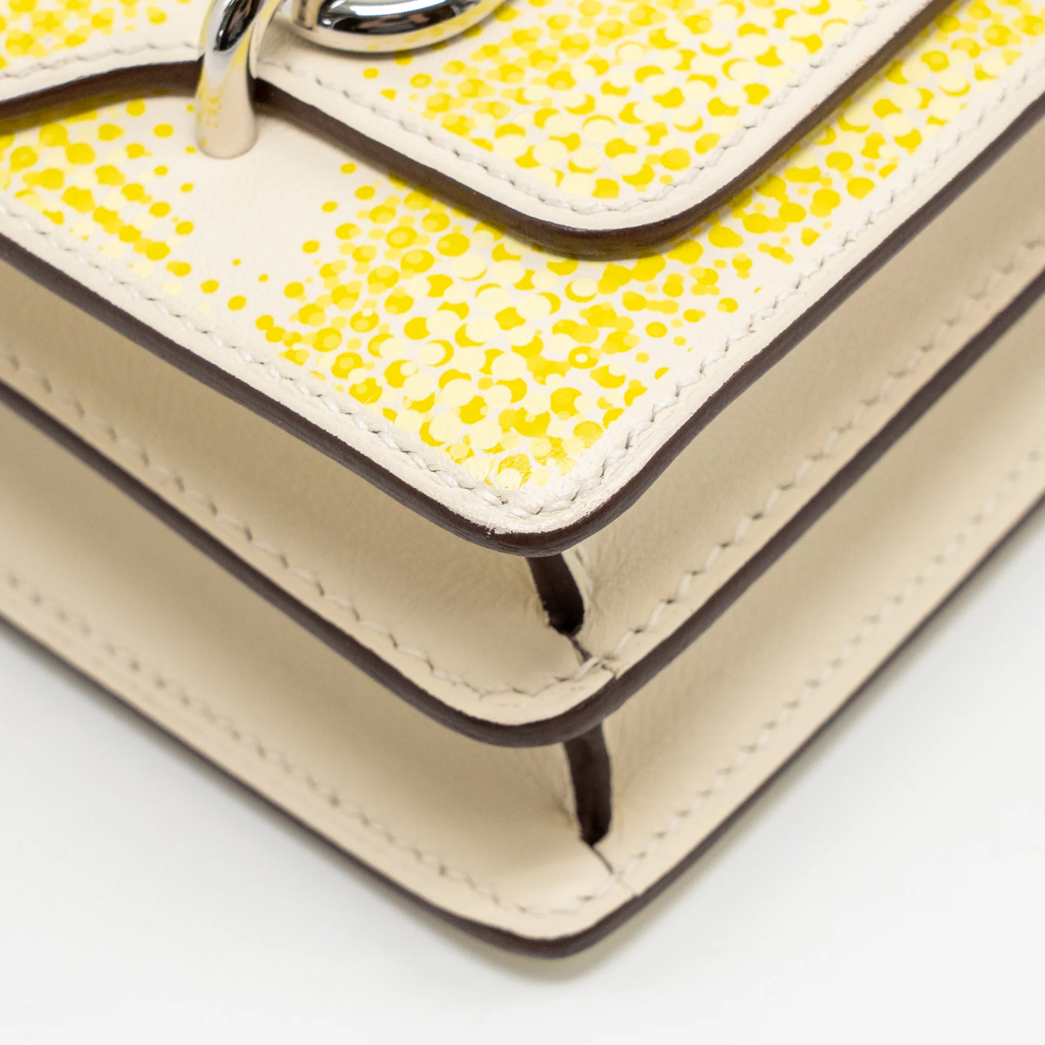 Hermes Mini Roulis Limited Edition Circuit 24 Faubourg Swift Nata/Lime/Jaune Bourgeon/Jaune Poussin SHW STAMP U - Image 8