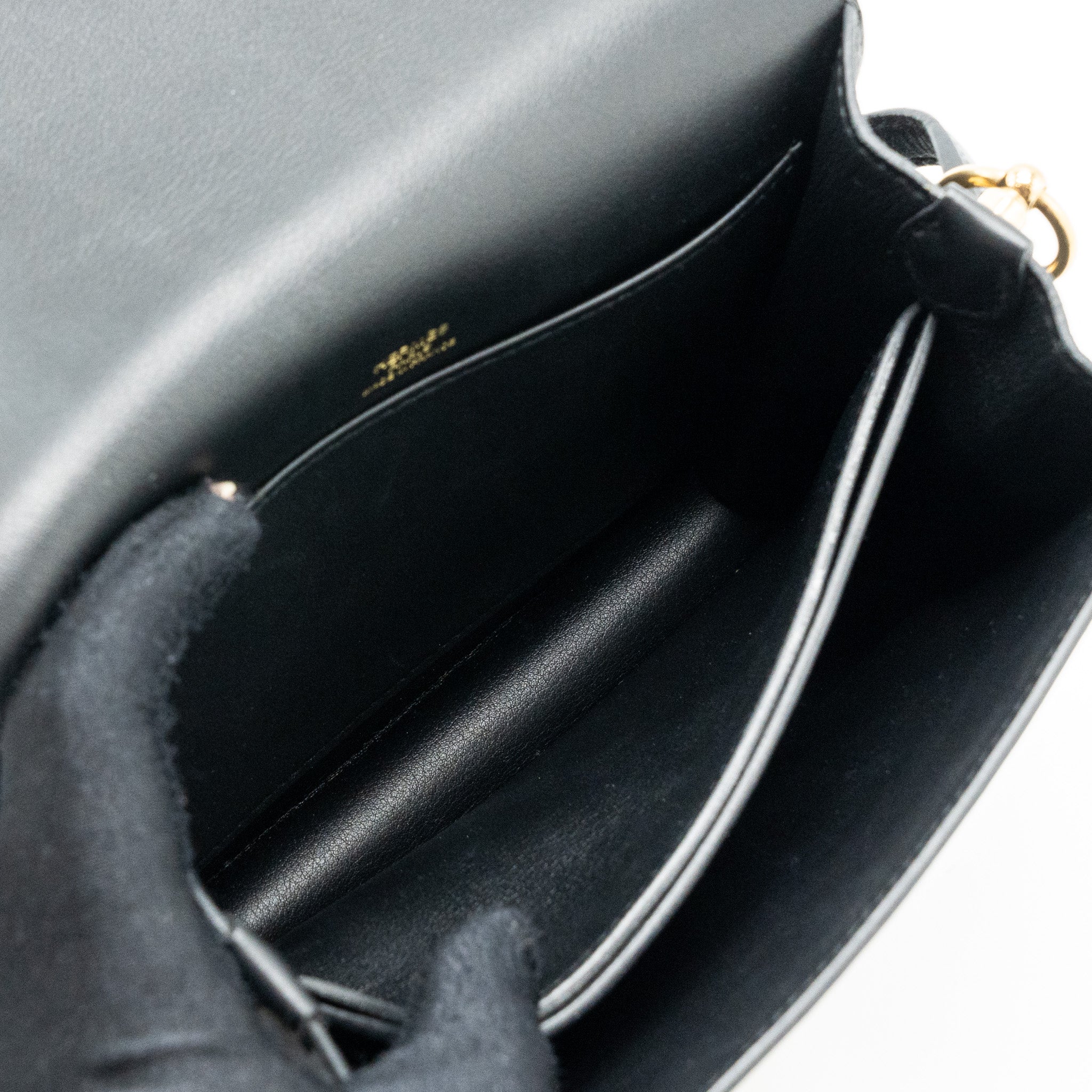 HERMES MINI ROULIS SWIFT BLACK GHW STAMP Y - Image 15
