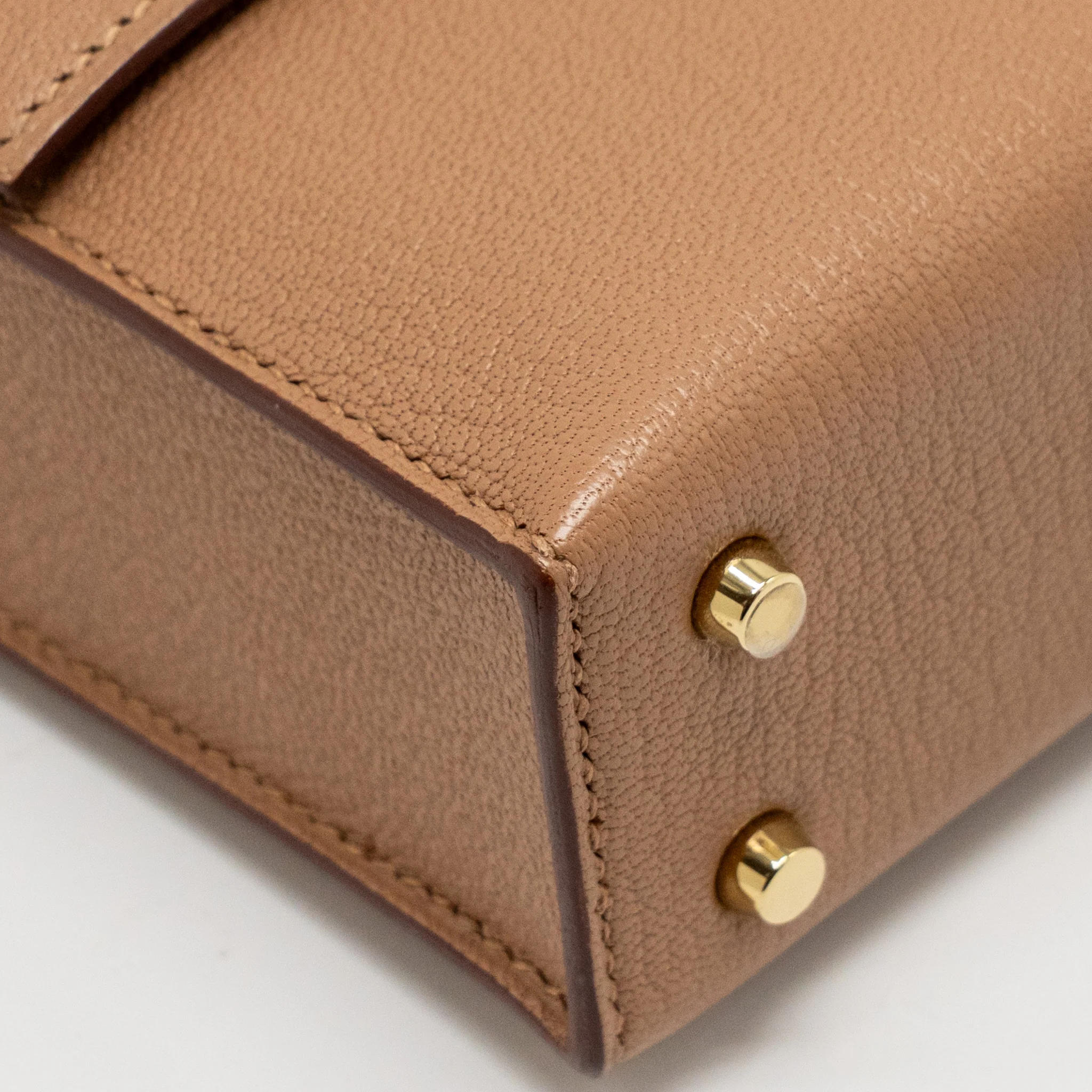 Hermes Mini Verrou Chèvre Mysore 2J Quebracho LGHW Stamp U - Image 8