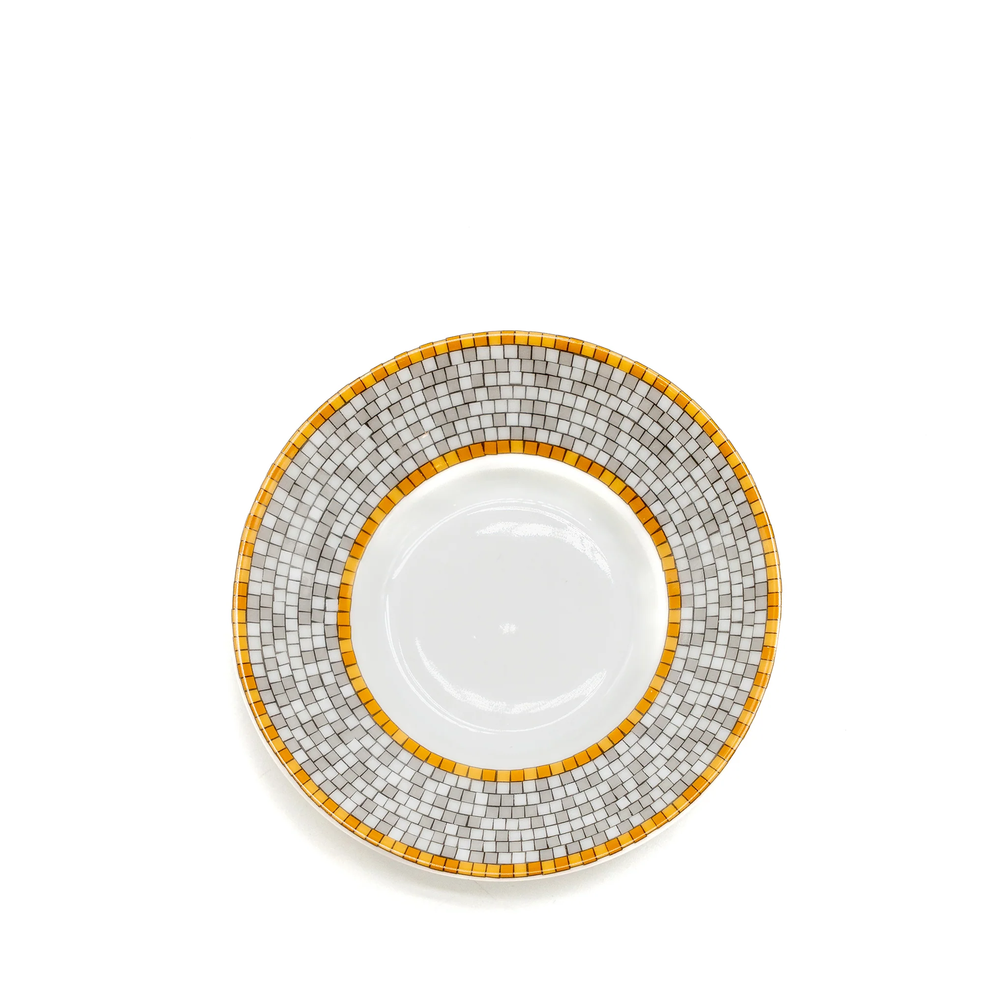 Hermes Mosaique Au 24 Gold Tea Cup with Lid and Saucer (2 Sets) - Image 3