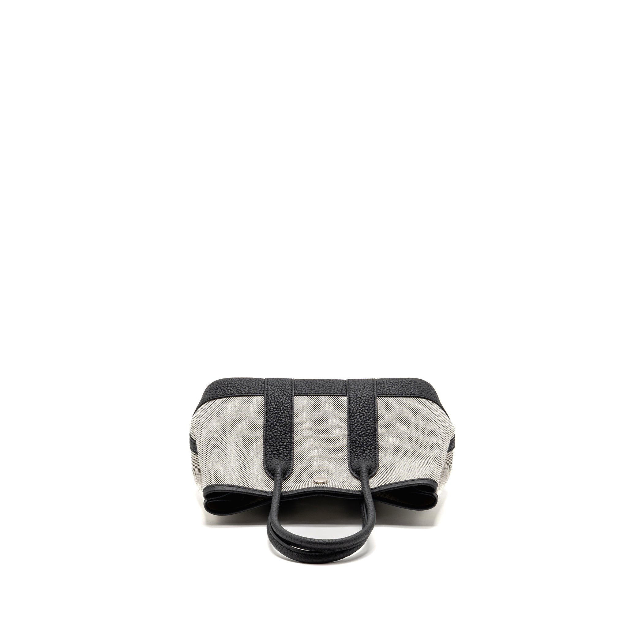Hermes neo garden party 23 canvas/negonda ecru/black SHW stamp K - Image 5