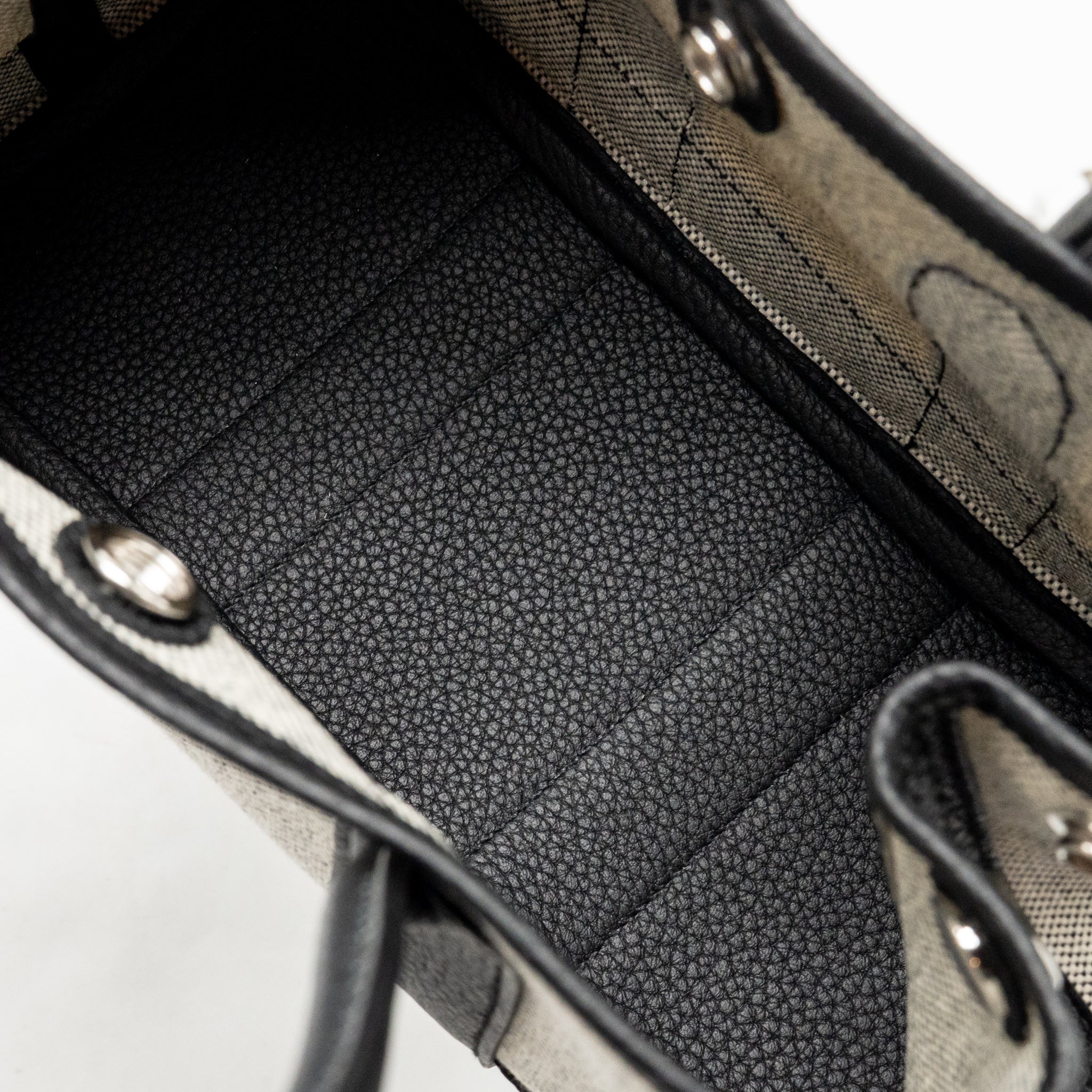 Hermes Neo Garden Party 23 Negonda / Canvas Ecru / Black SHW Stamp K - Image 14