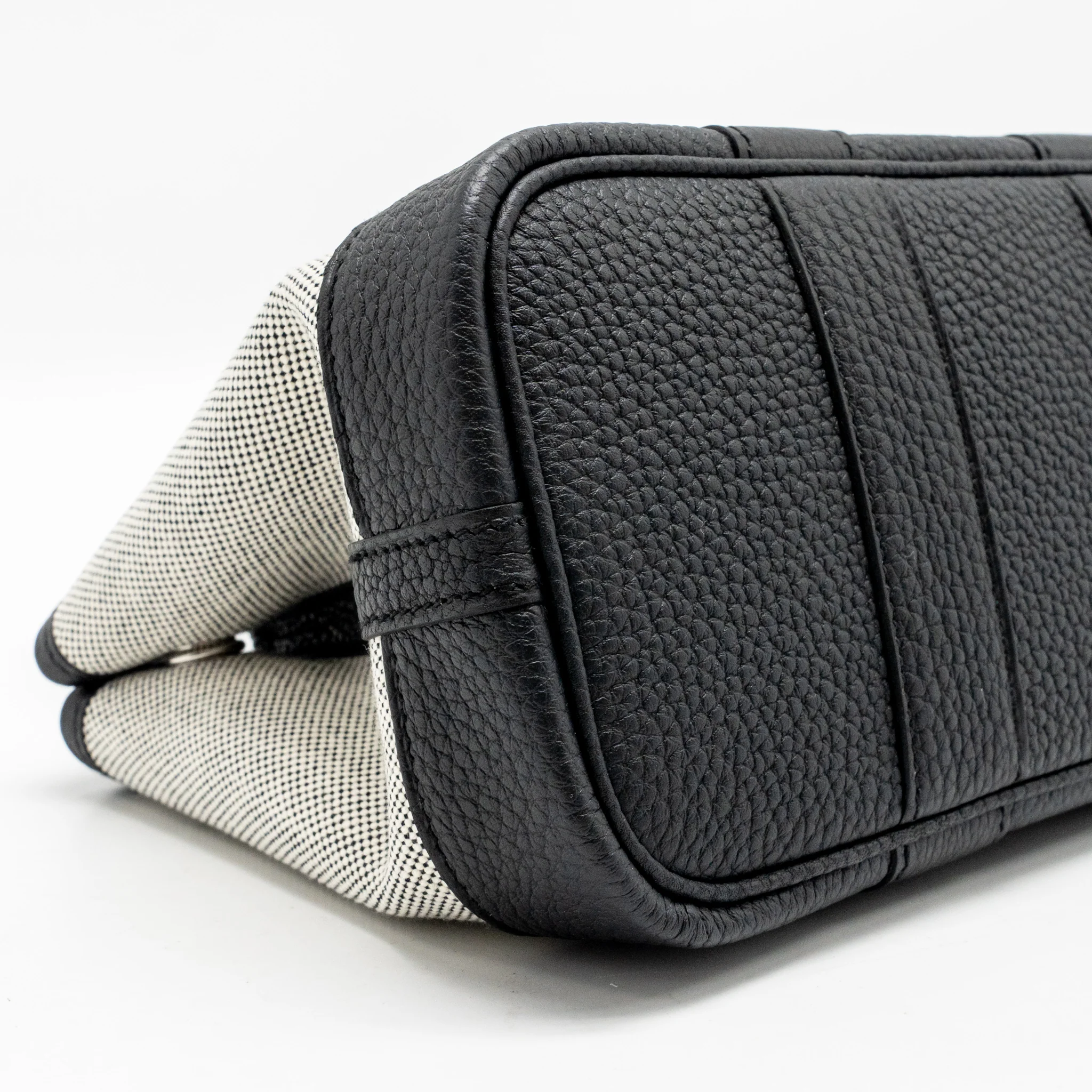 Hermes Neo Garden Party 23 Negonda / Canvas Ecru / Black SHW Stamp K - Image 7
