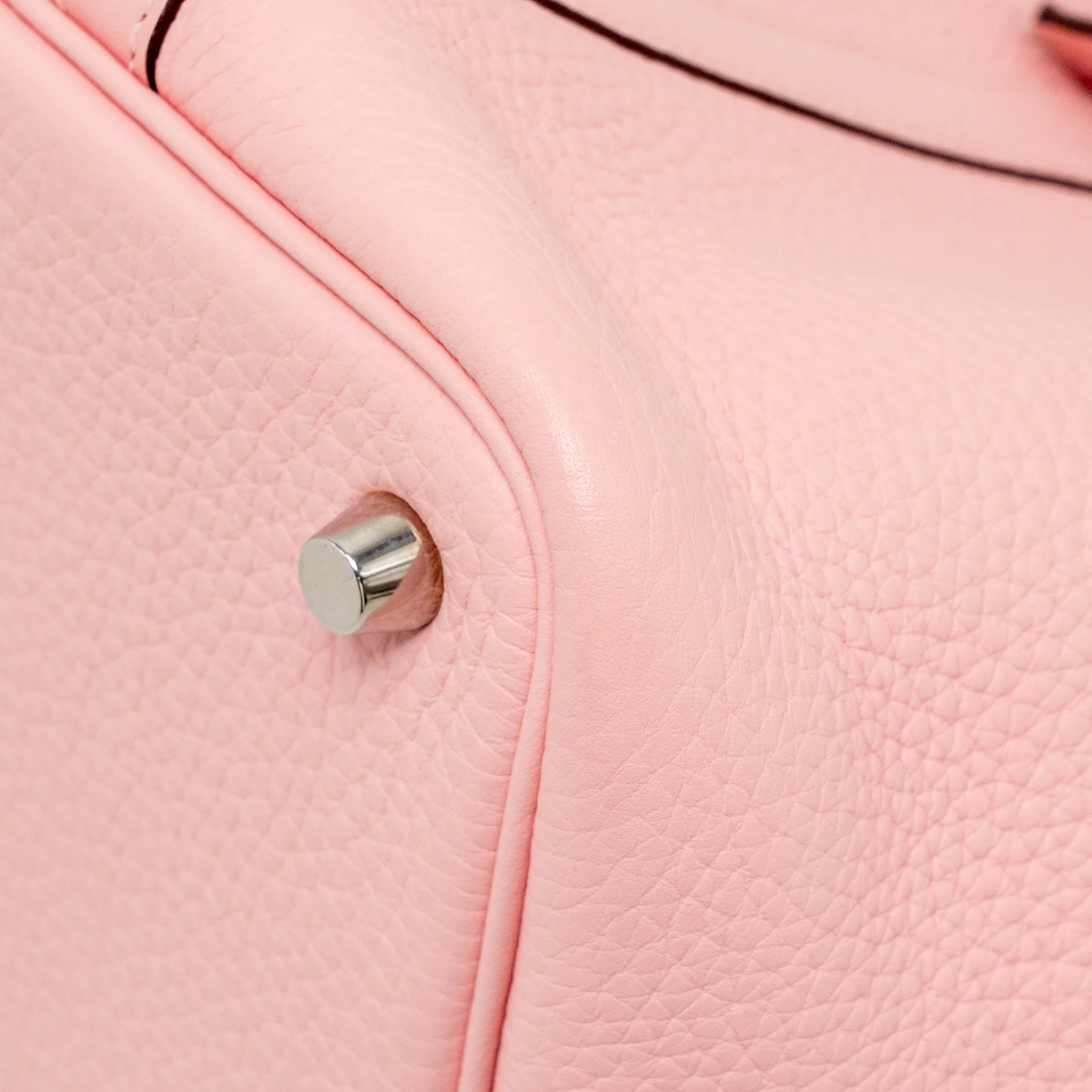 Hermes picotin 18 lock bag clemence 3Q rose sakura SHW stamp Z - Image 10