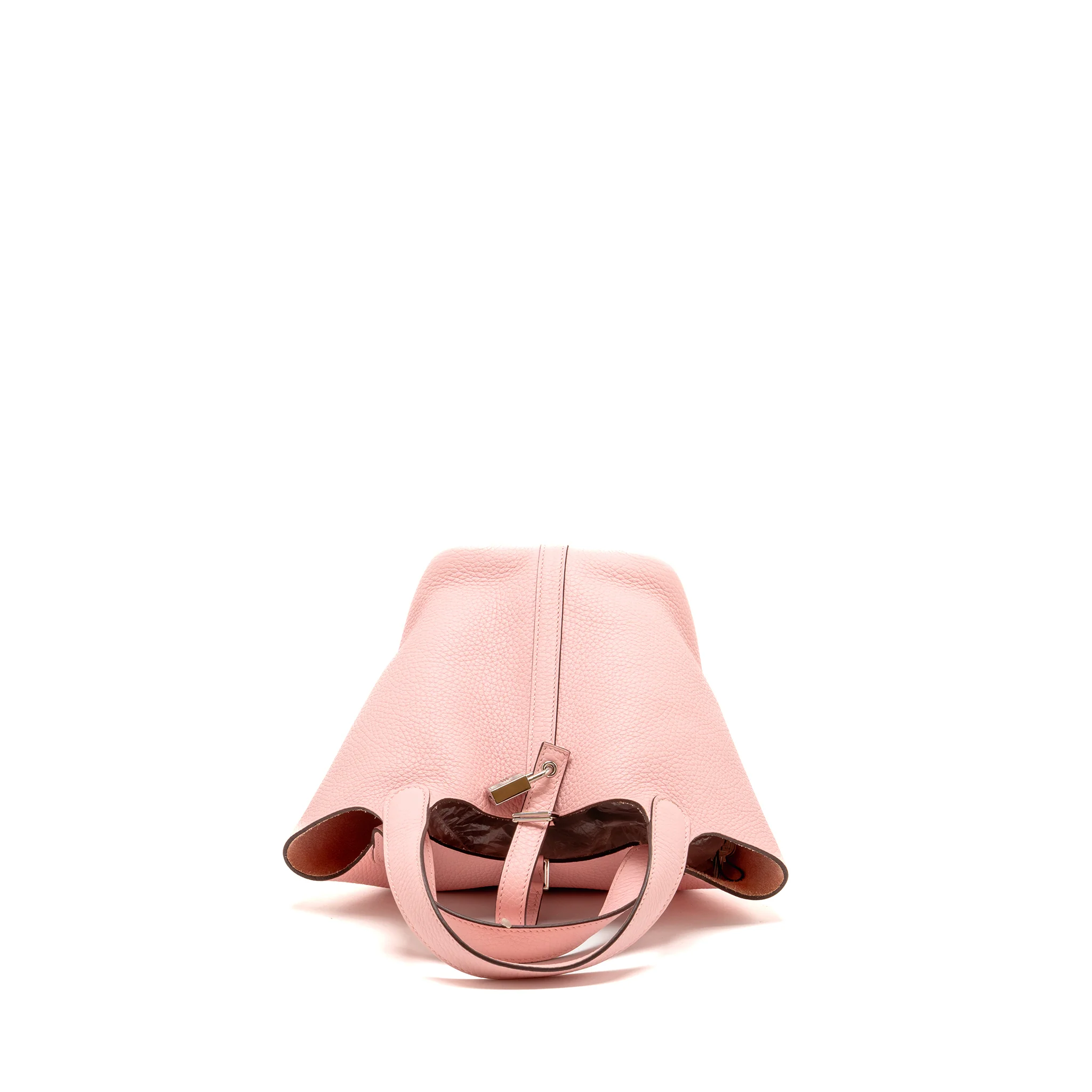 Hermes picotin 18 lock bag clemence 3Q rose sakura SHW stamp Z - Image 5