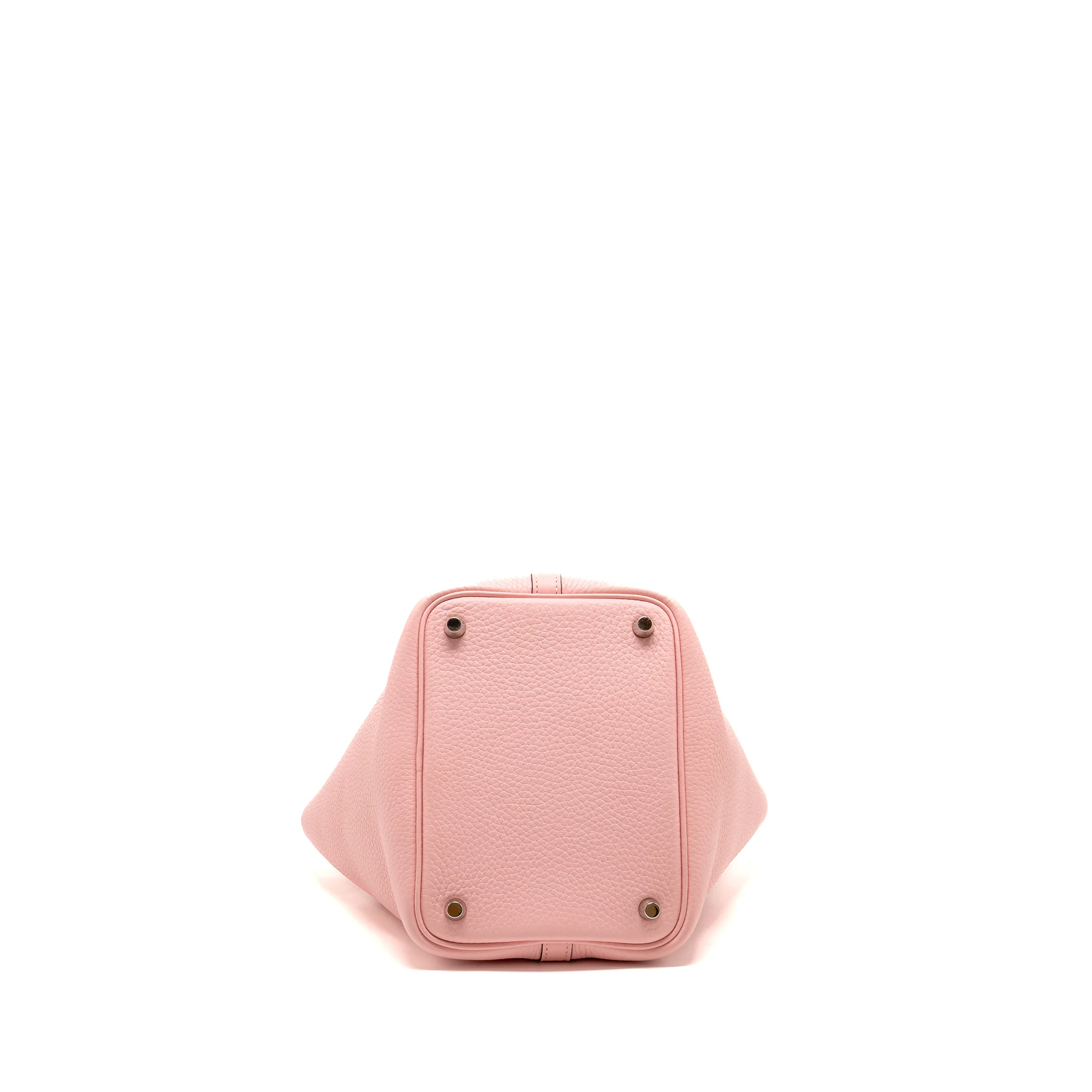 Hermes picotin 18 lock bag clemence 3Q rose sakura SHW stamp Z - Image 6