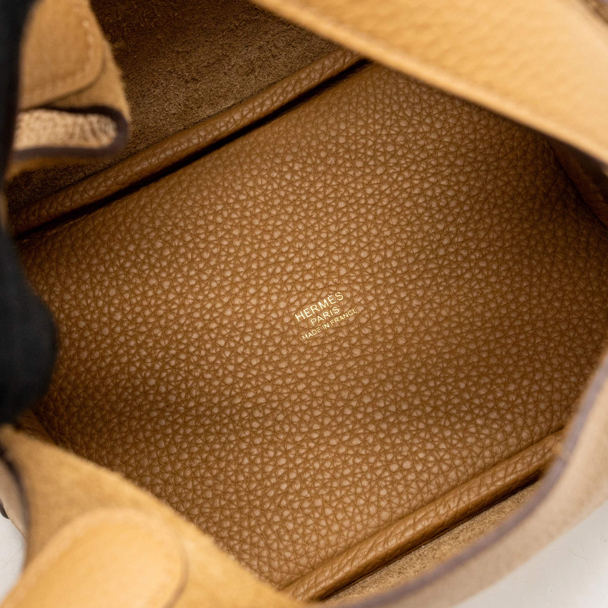 Hermes Picotin 18 Lock Bag Clemence 4B Biscuit GHW Stamp U - Image 14