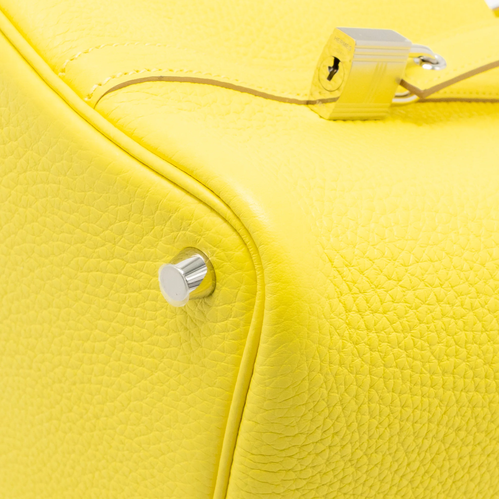 Hermes Picotin 18 Lock Bag Clemence 9R Lime SHW Stamp U - Image 10