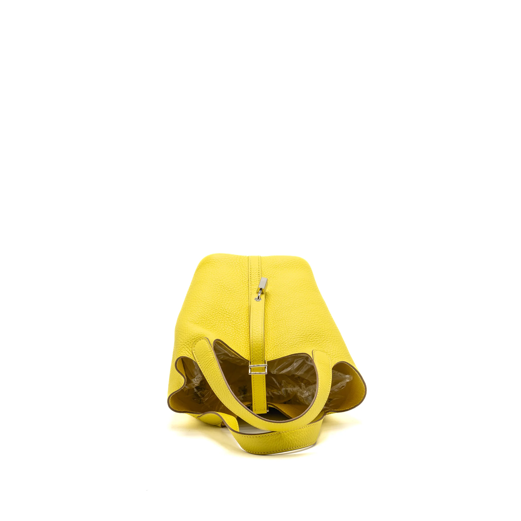 Hermes Picotin 18 Lock Bag Clemence 9R Lime SHW Stamp U - Image 5