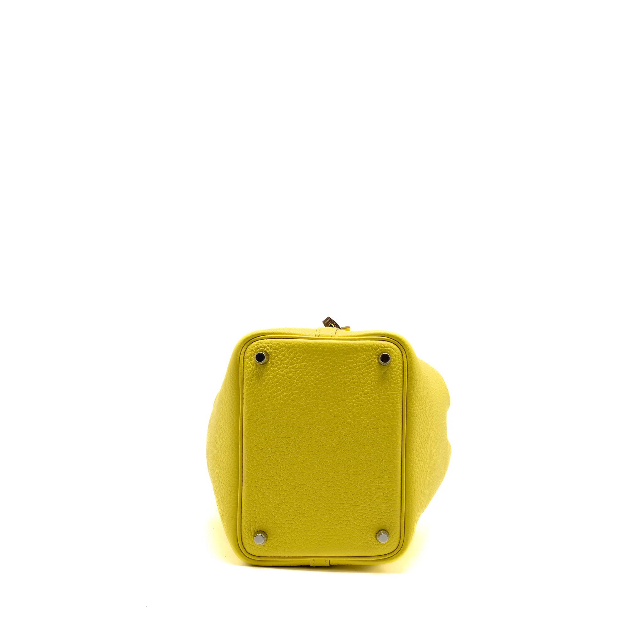 Hermes Picotin 18 Lock Bag Clemence 9R Lime SHW Stamp U - Image 6