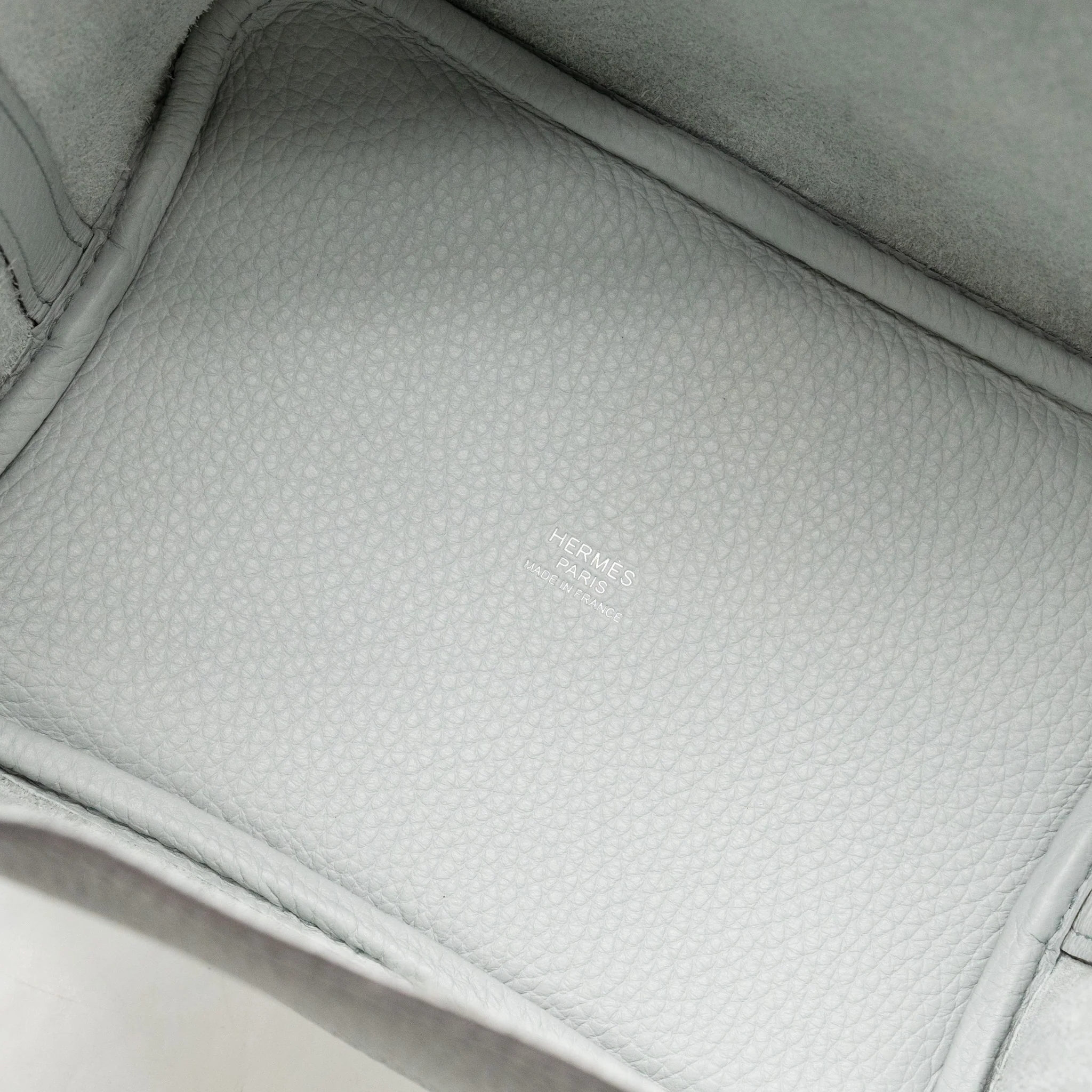 Hermes Picotin 18 Lock Bag Clemence Blue Pale SHW Stamp K - Image 13