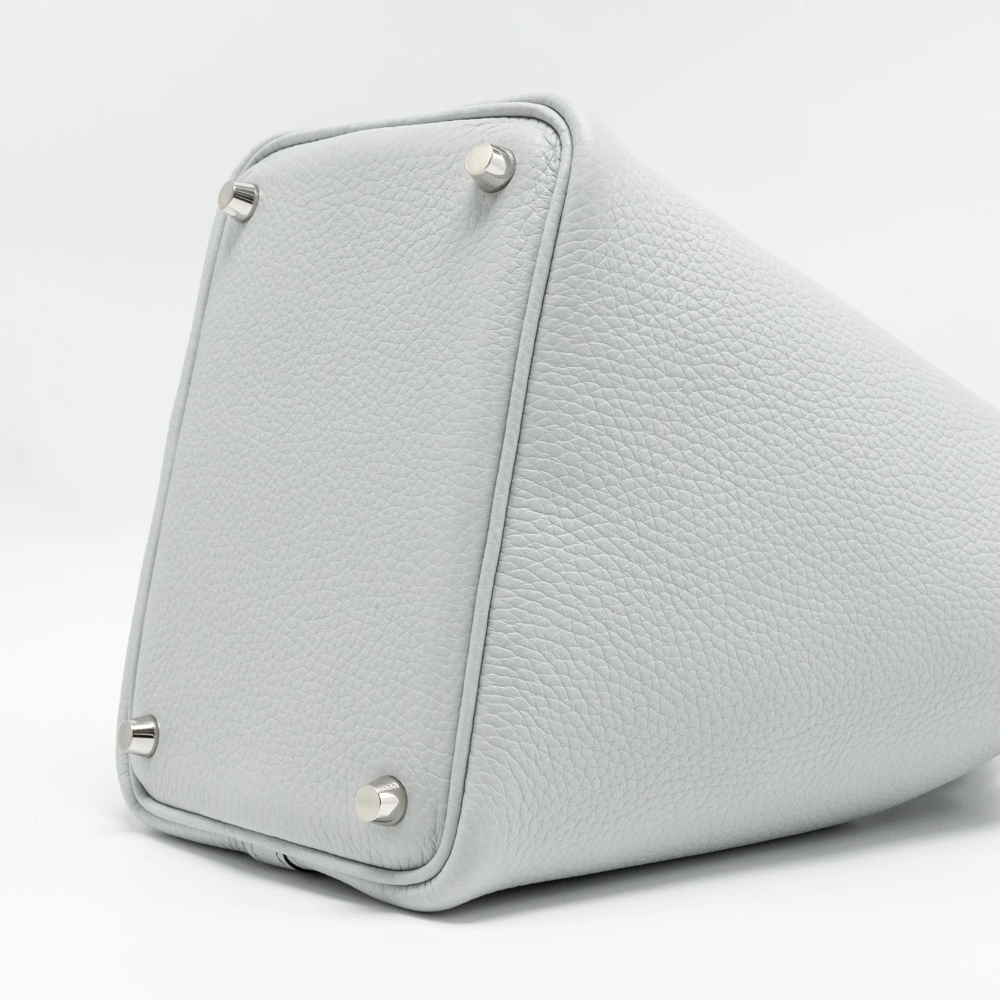 Hermes Picotin 18 Lock Bag Clemence Blue Pale SHW Stamp K - Image 7