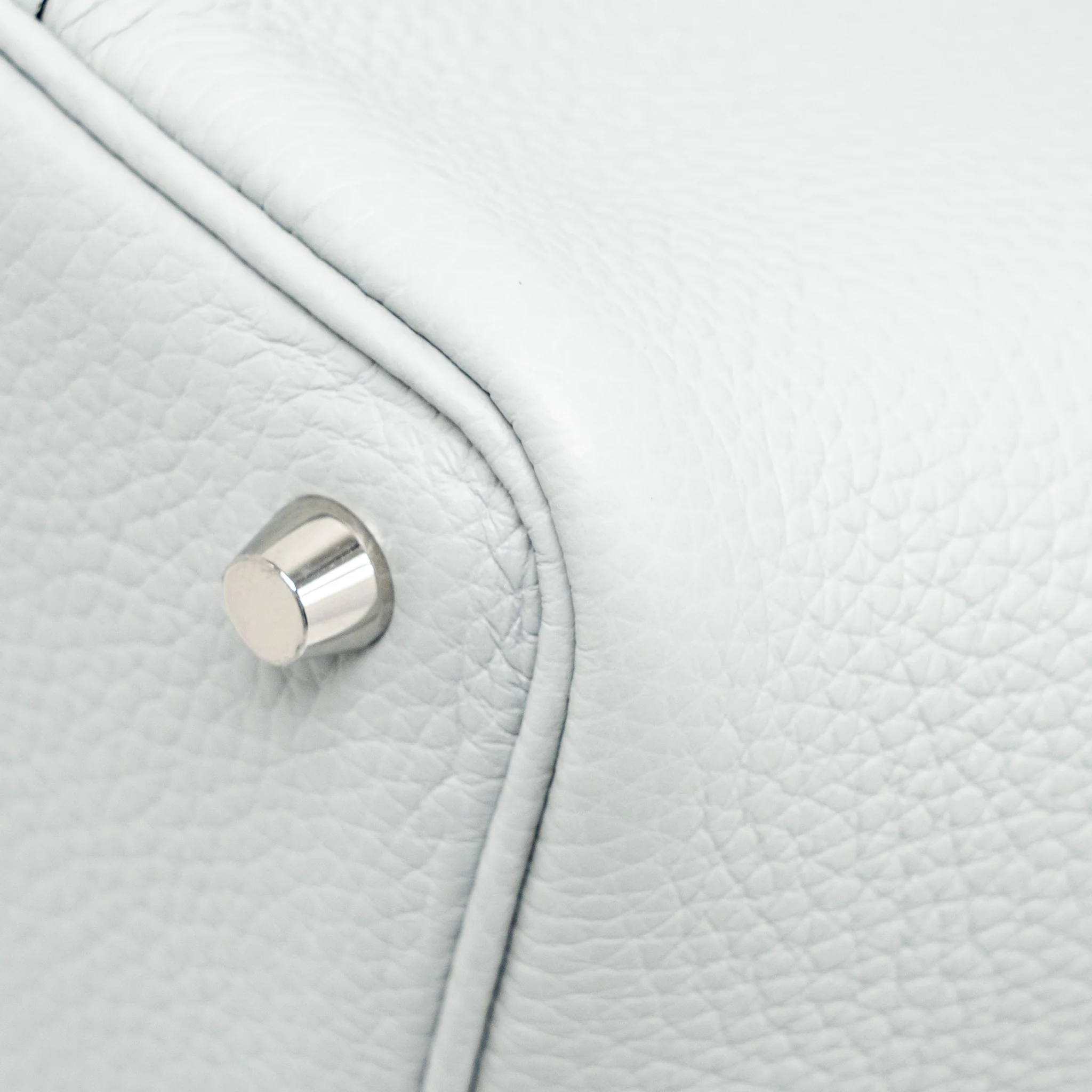 Hermes Picotin 18 Lock Bag Clemence Blue Pale SHW Stamp K - Image 9