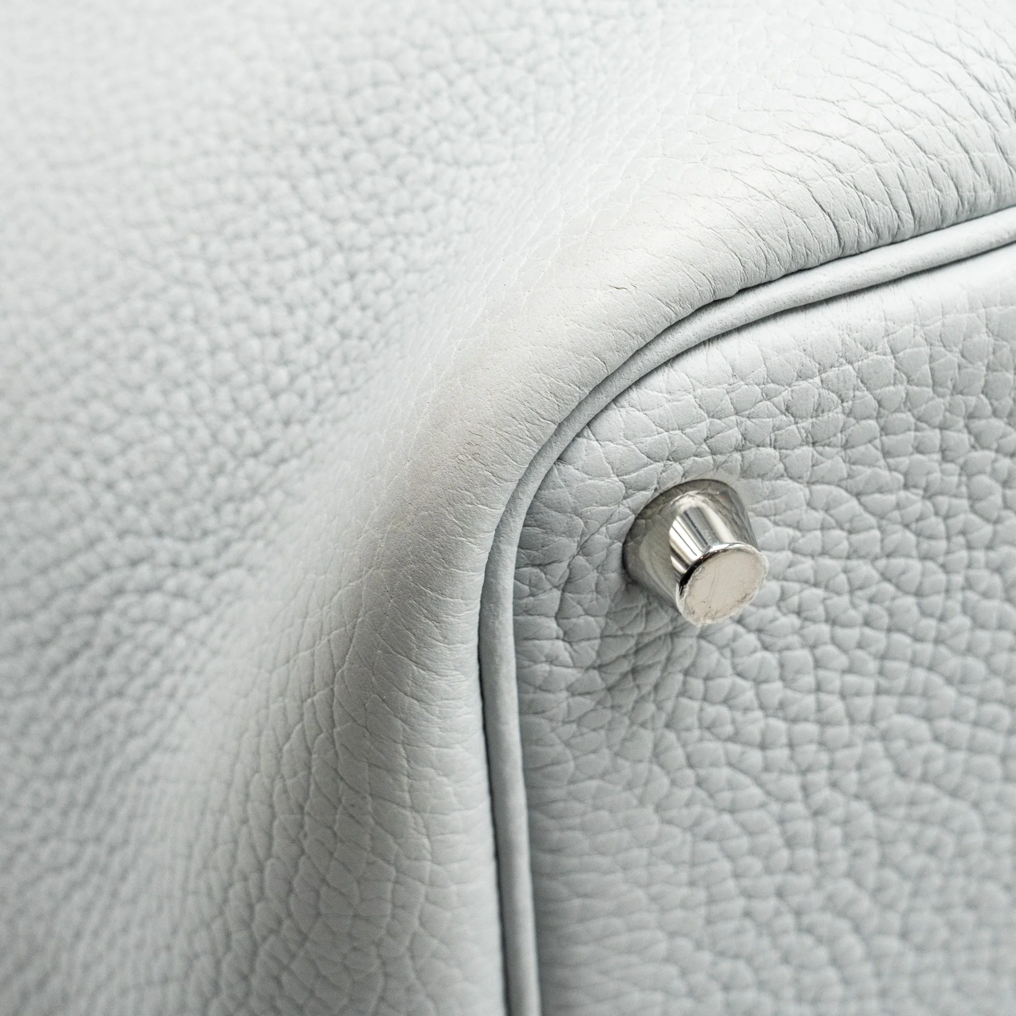 Hermes Picotin 18 Lock Bag Clemence Blue Pale SHW Stamp U - Image 10
