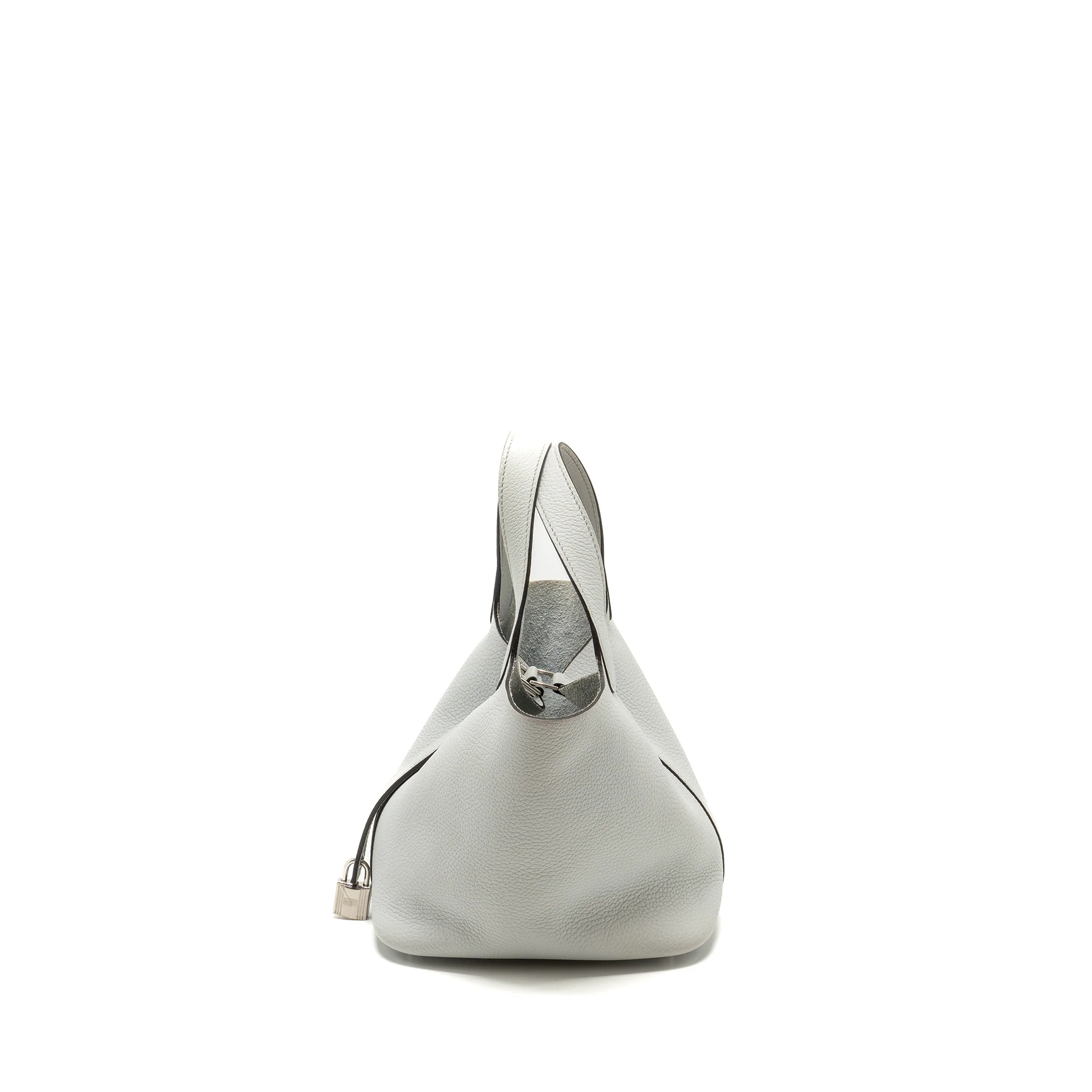 Hermes Picotin 18 Lock Bag Clemence Blue Pale SHW Stamp U - Image 4