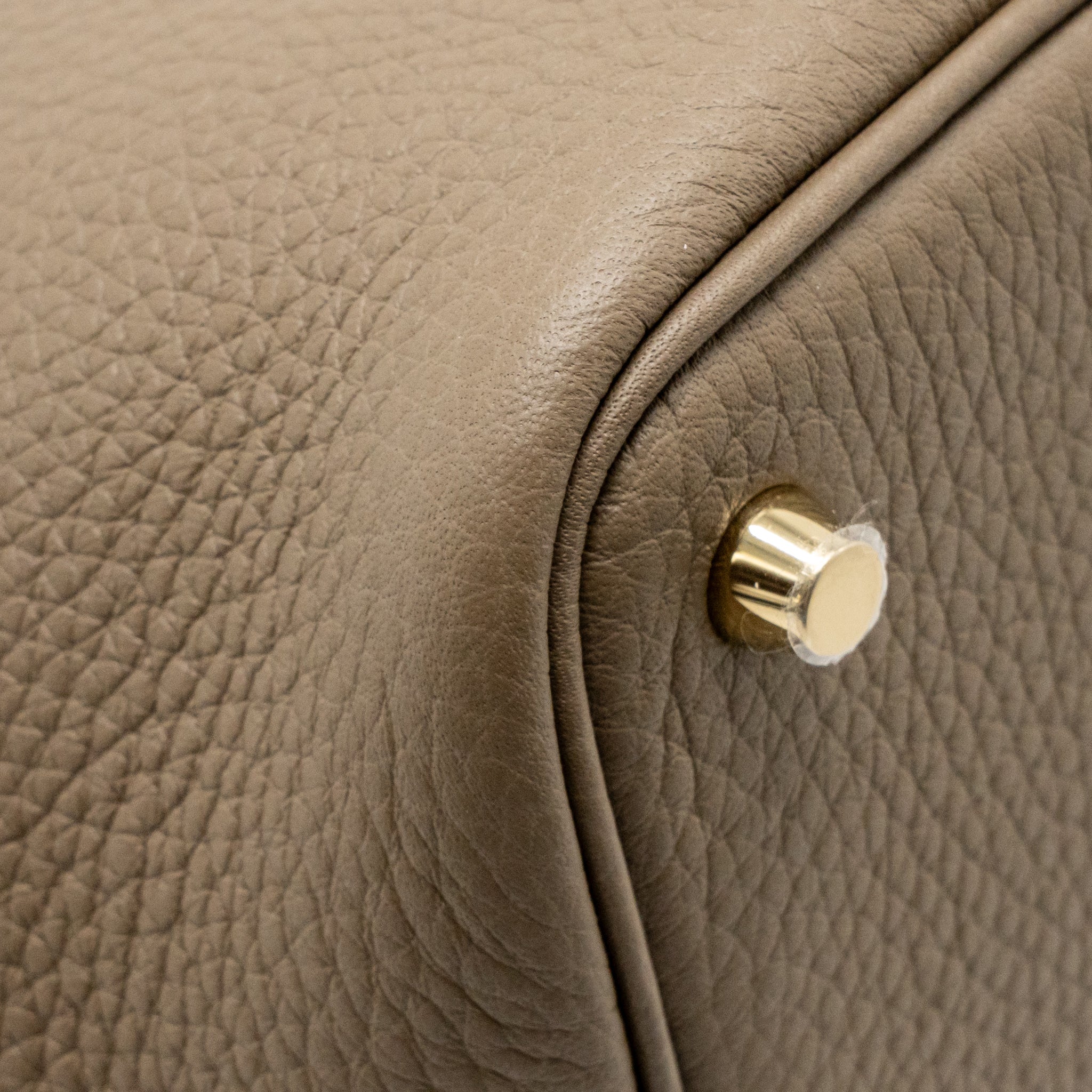Hermes picotin 18 lock bag clemence etoupe GHW stamp K - Image 11