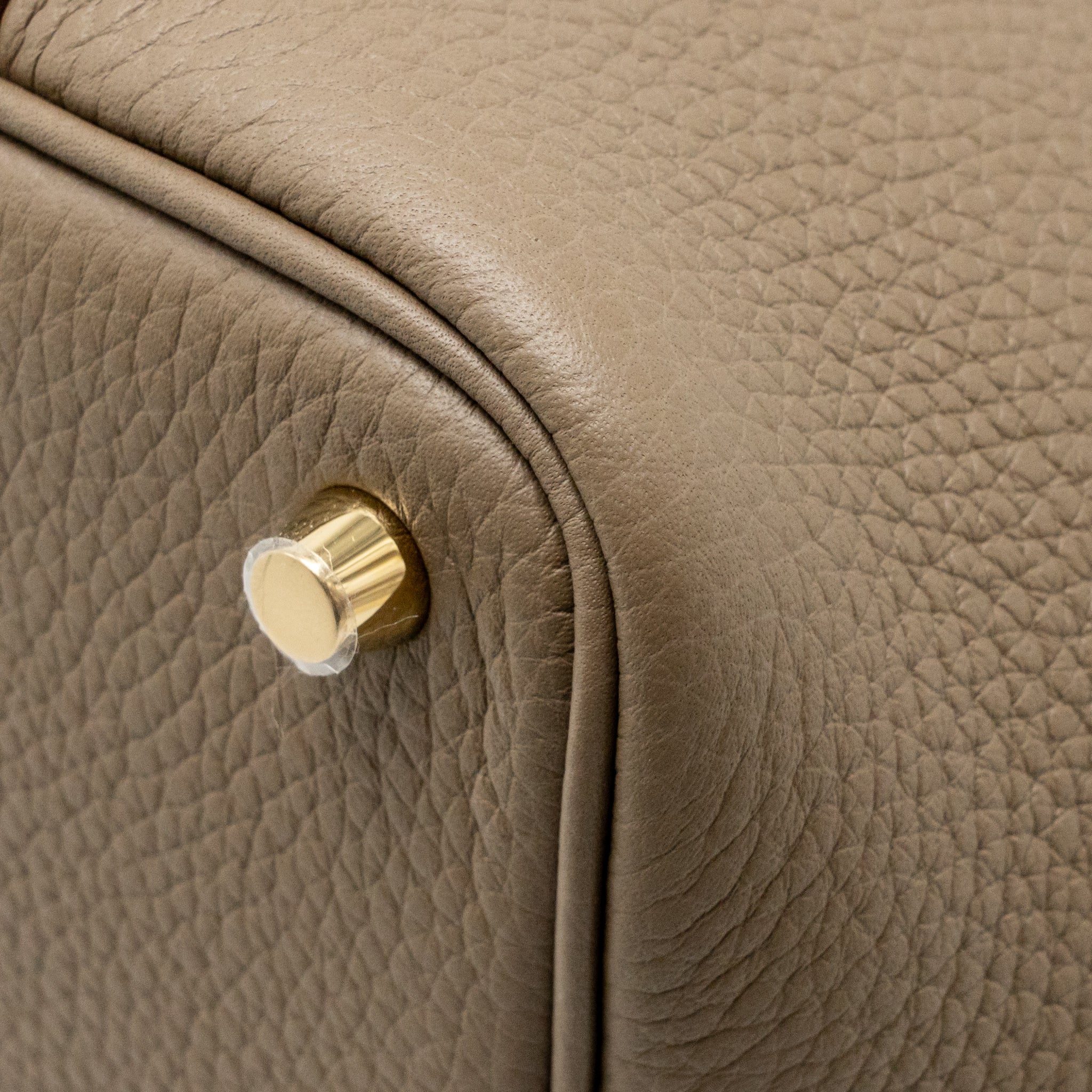 Hermes picotin 18 lock bag clemence etoupe GHW stamp K - Image 12