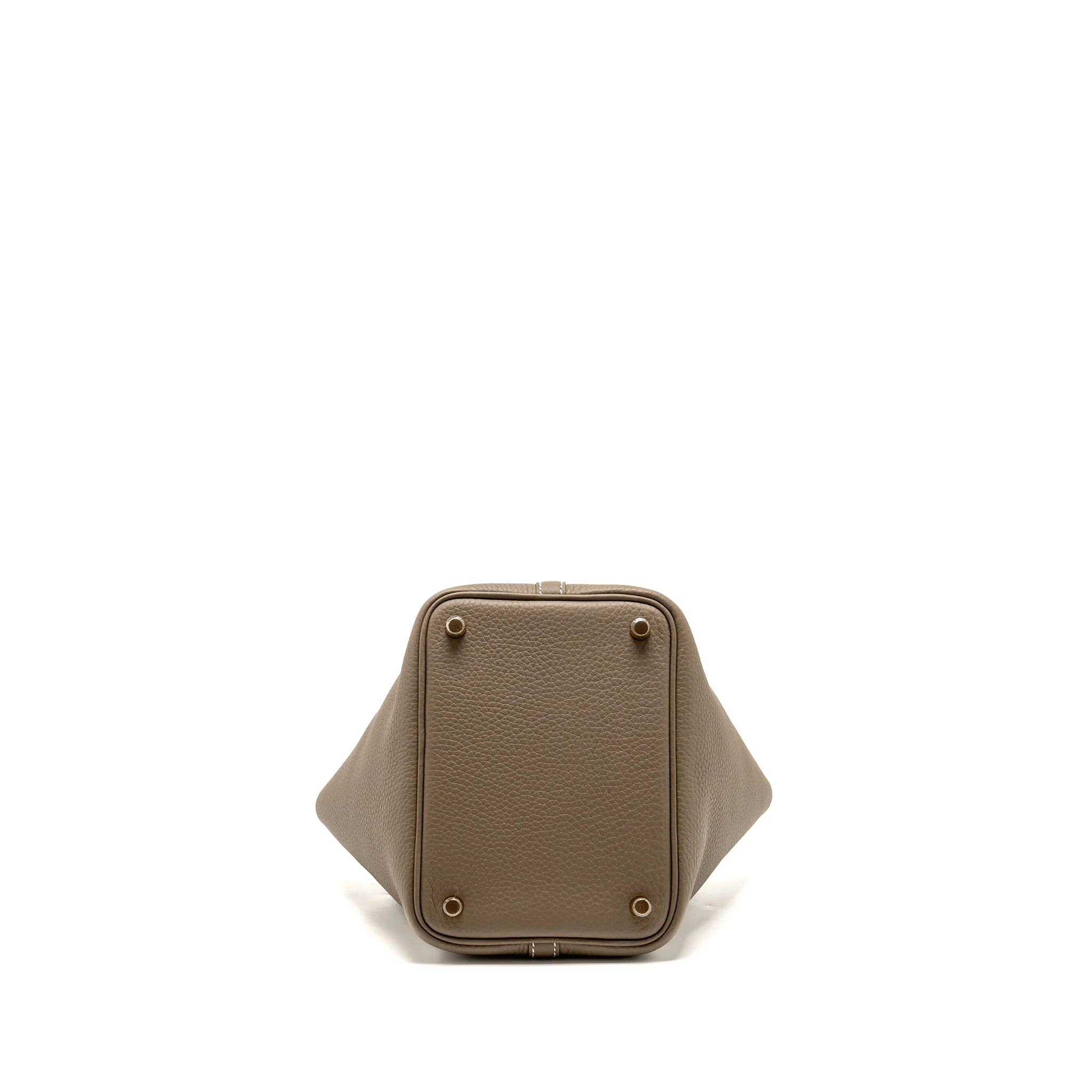 Hermes picotin 18 lock bag clemence etoupe GHW stamp K - Image 6