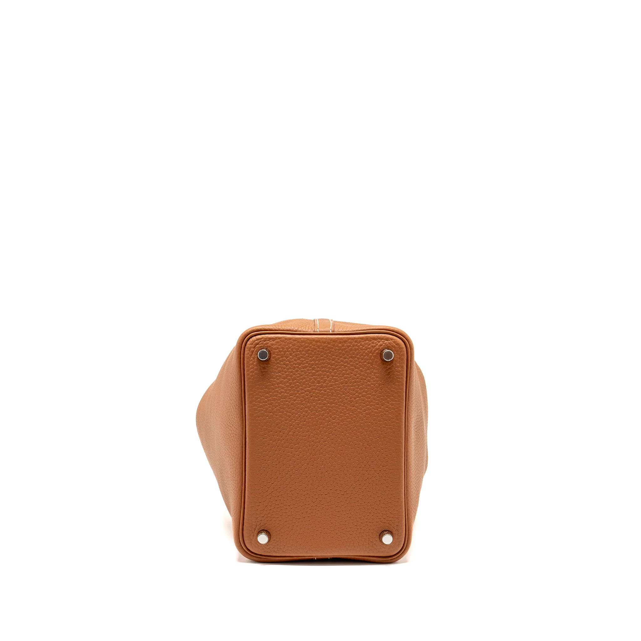 Hermes Picotin 18 Lock Bag Clemence Gold SHW Stamp Z - Image 5