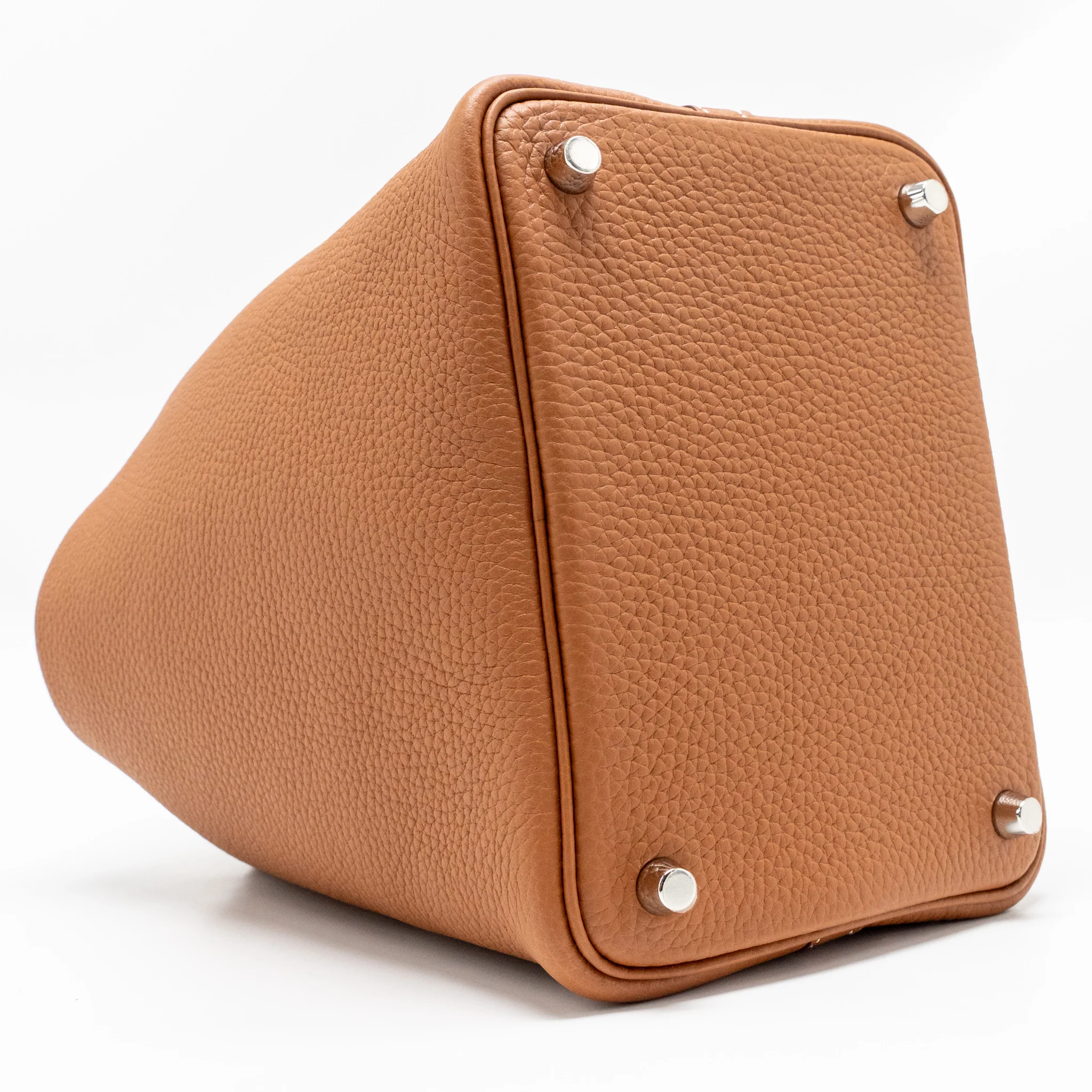 Hermes Picotin 18 Lock Bag Clemence Gold SHW Stamp Z - Image 6