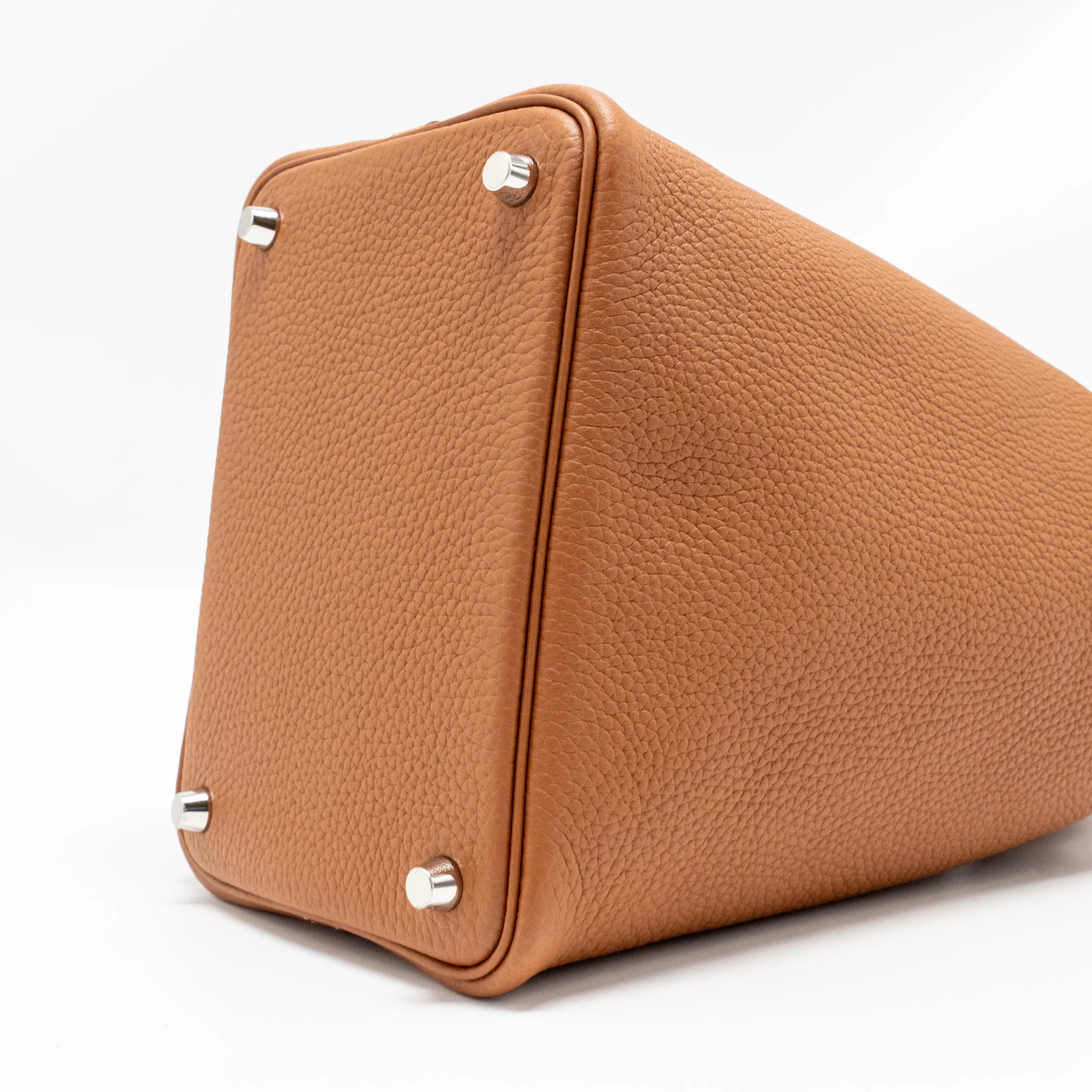 Hermes Picotin 18 Lock Bag Clemence Gold SHW Stamp Z - Image 7