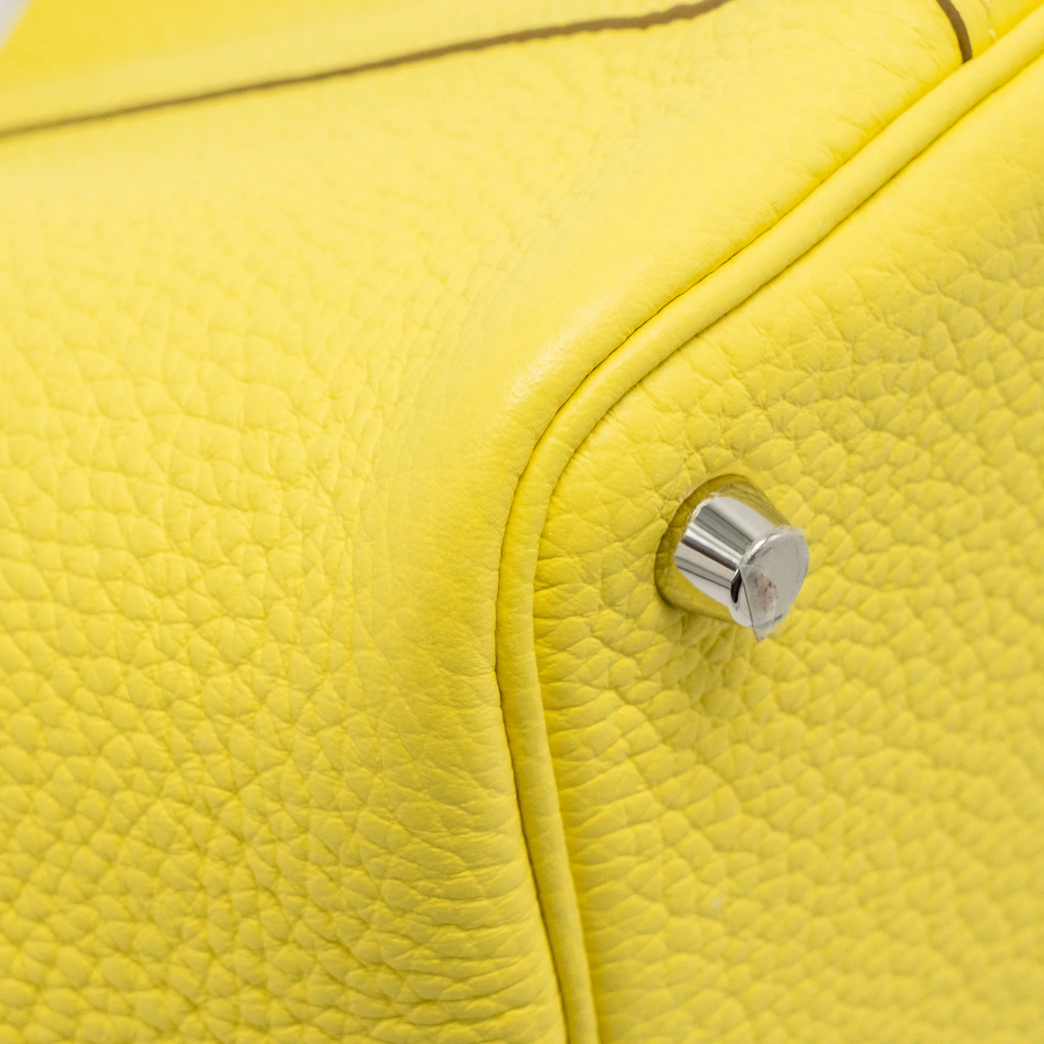 Hermes picotin 18 lock bag clemence lime SHW stamp U - Image 11
