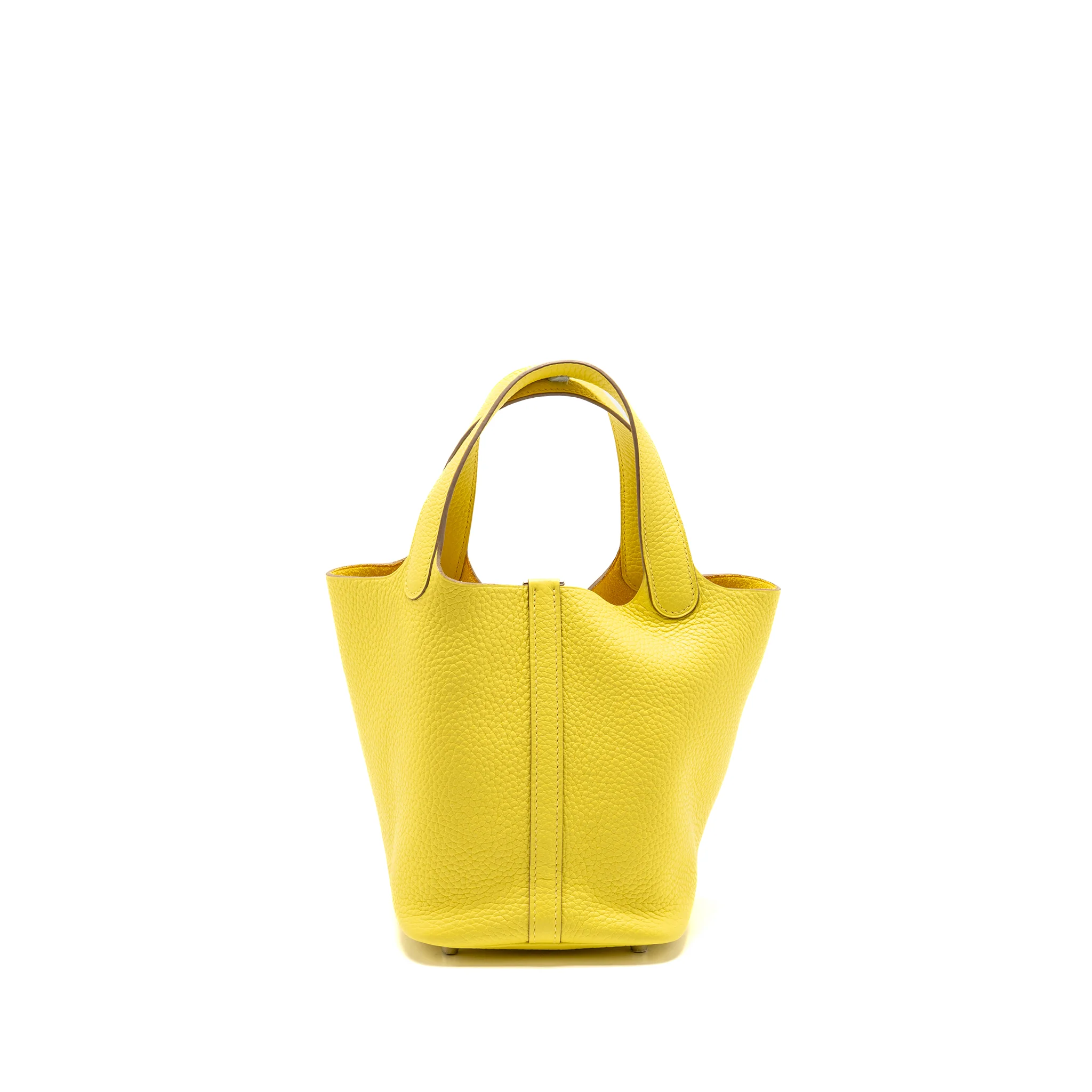 Hermes picotin 18 lock bag clemence lime SHW stamp U - Image 2