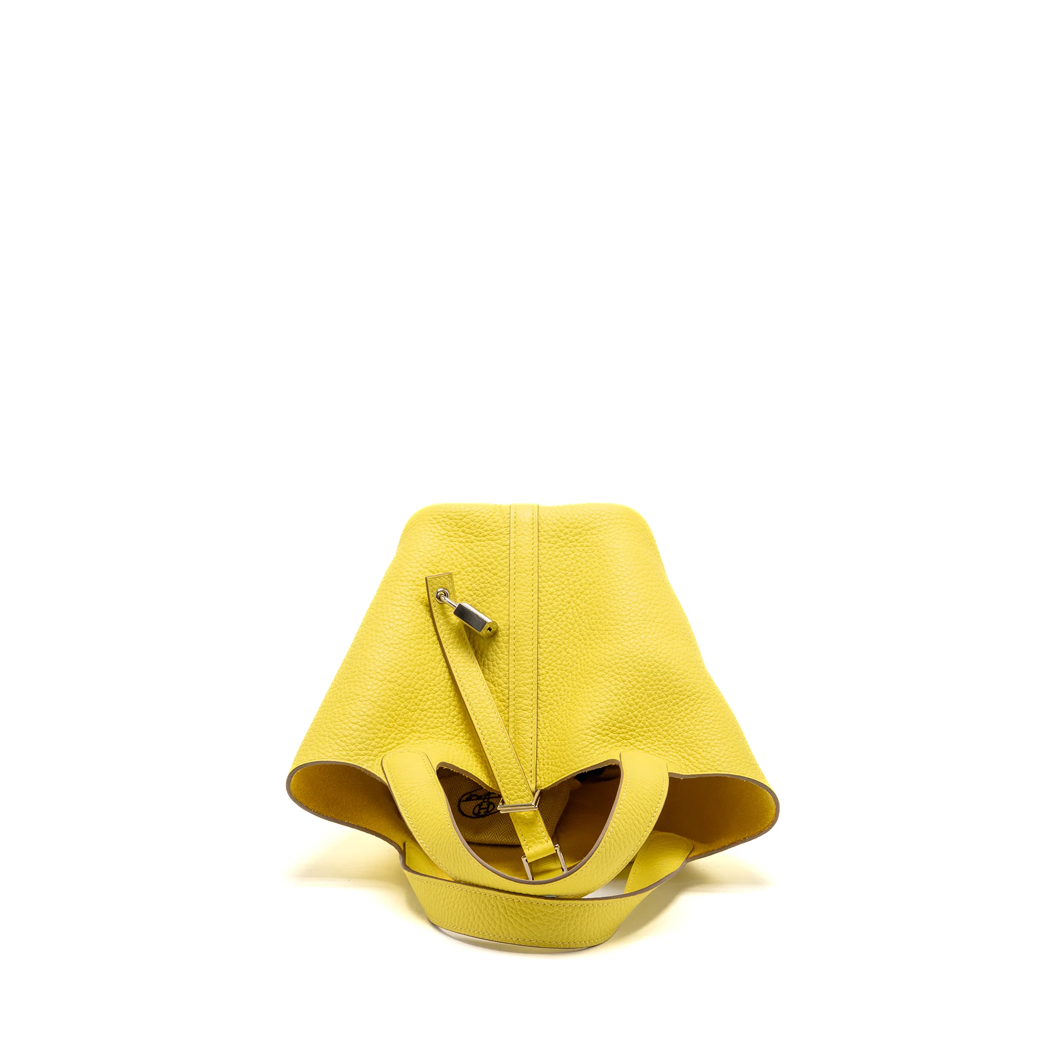 Hermes picotin 18 lock bag clemence lime SHW stamp U - Image 5