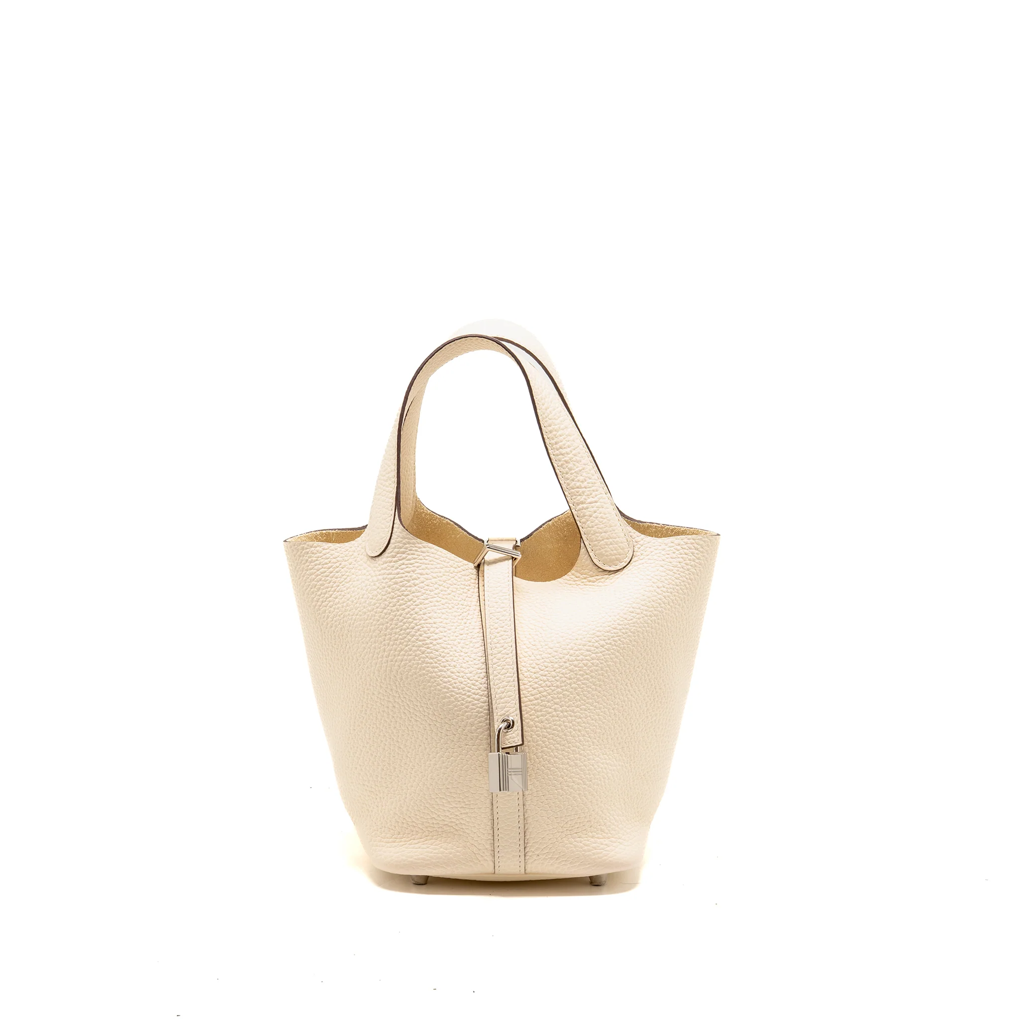 Hermes picotin 18 lock bag clemence Nata SHW stamp B