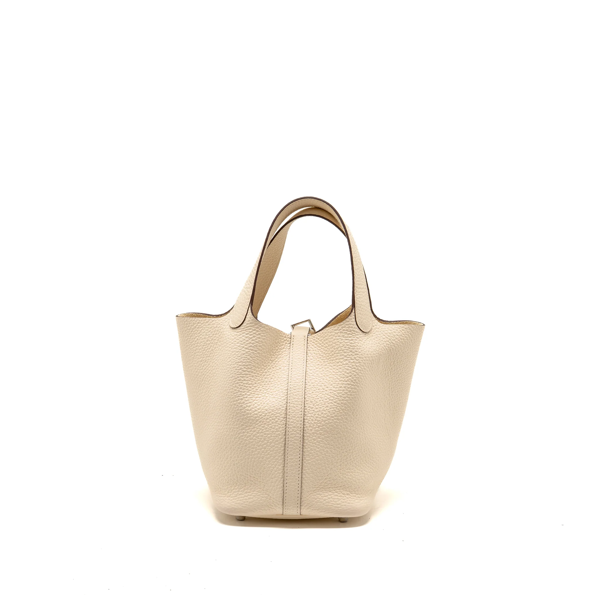 Hermes picotin 18 lock bag clemence Nata SHW stamp B - Image 2