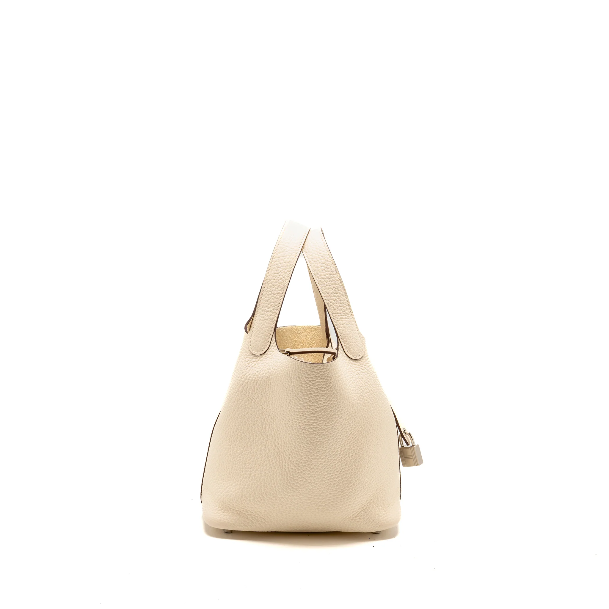 Hermes picotin 18 lock bag clemence Nata SHW stamp B - Image 3