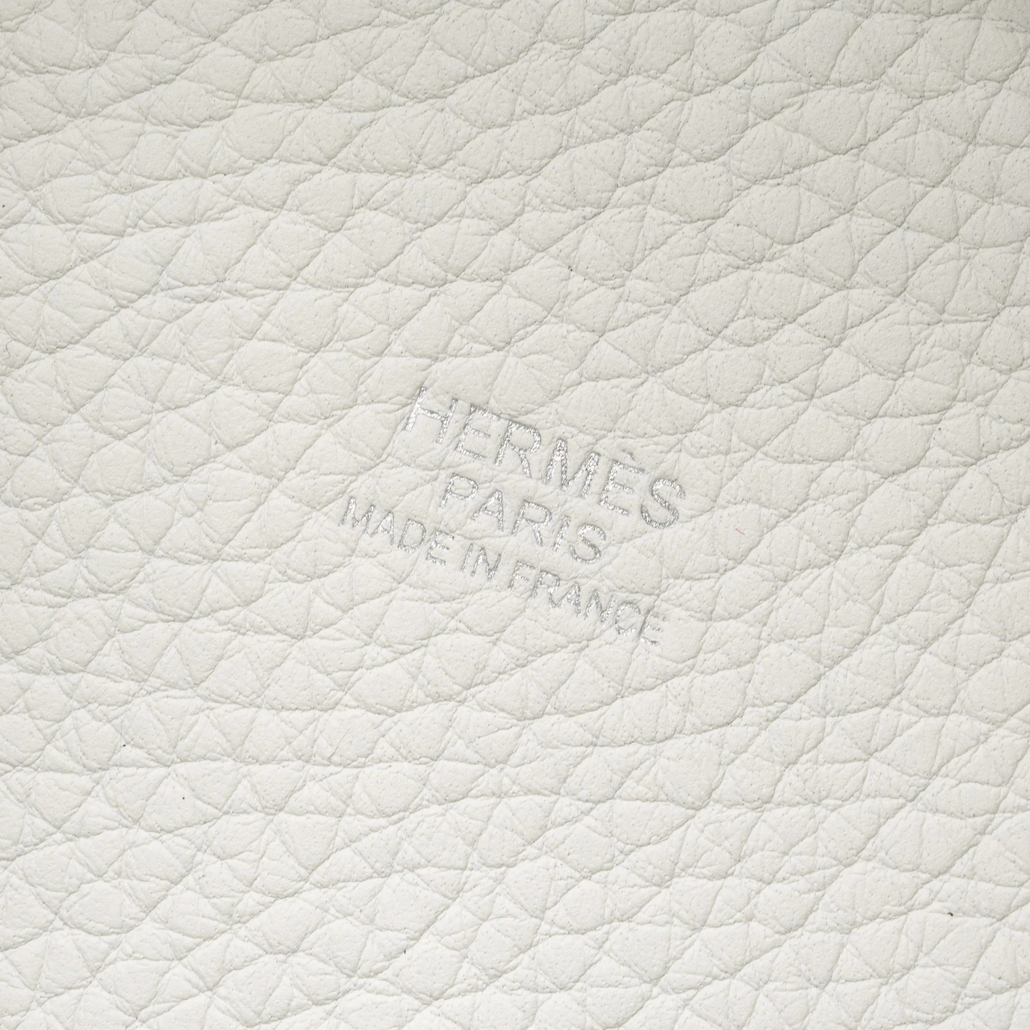 Hermes Picotin 18 Lock Bag Clemence new white SHW Stamp B - Image 11