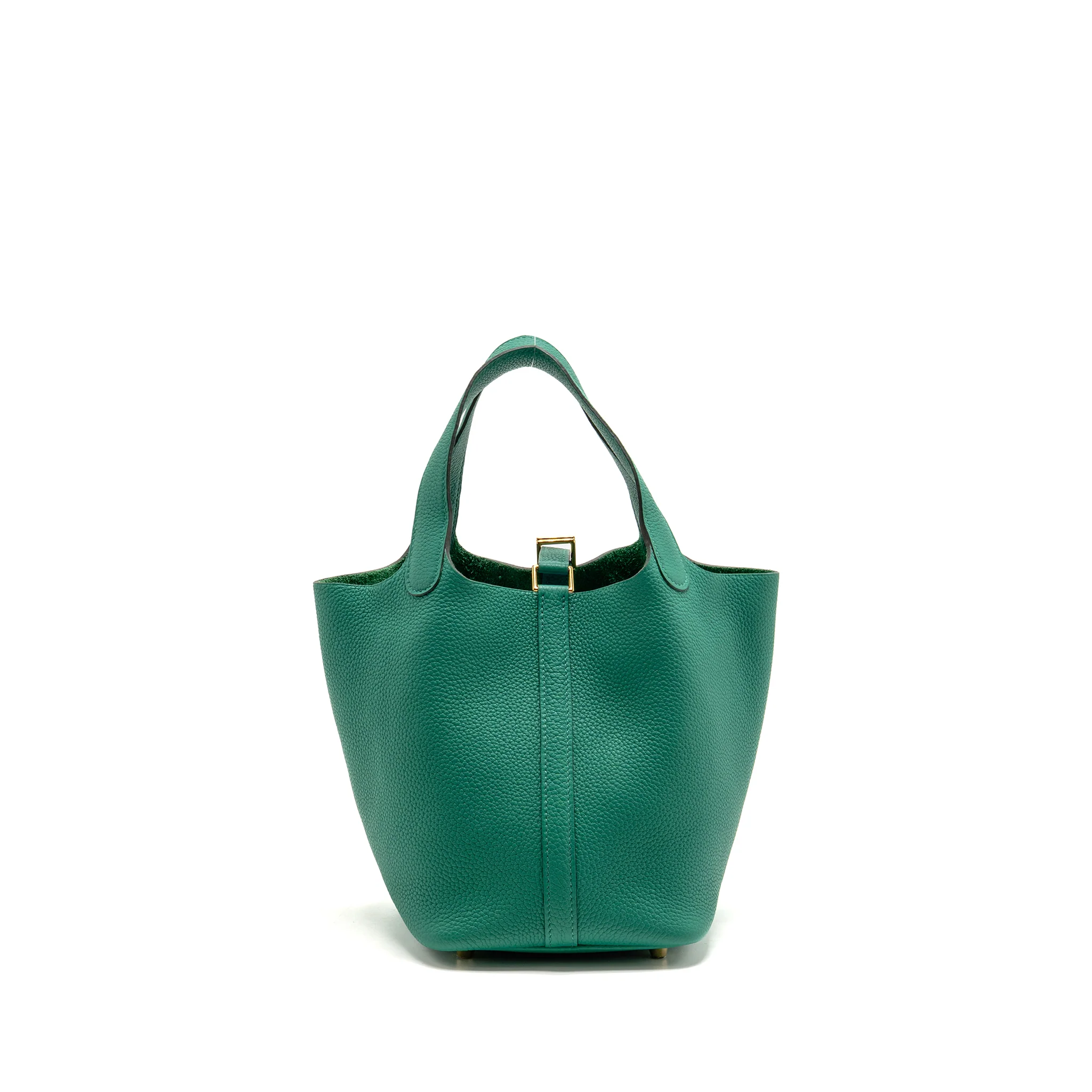 Hermes Picotin 18 Lock Bag TAURILLON MAURICE Vert Jade GHW Stamp Y - Image 2