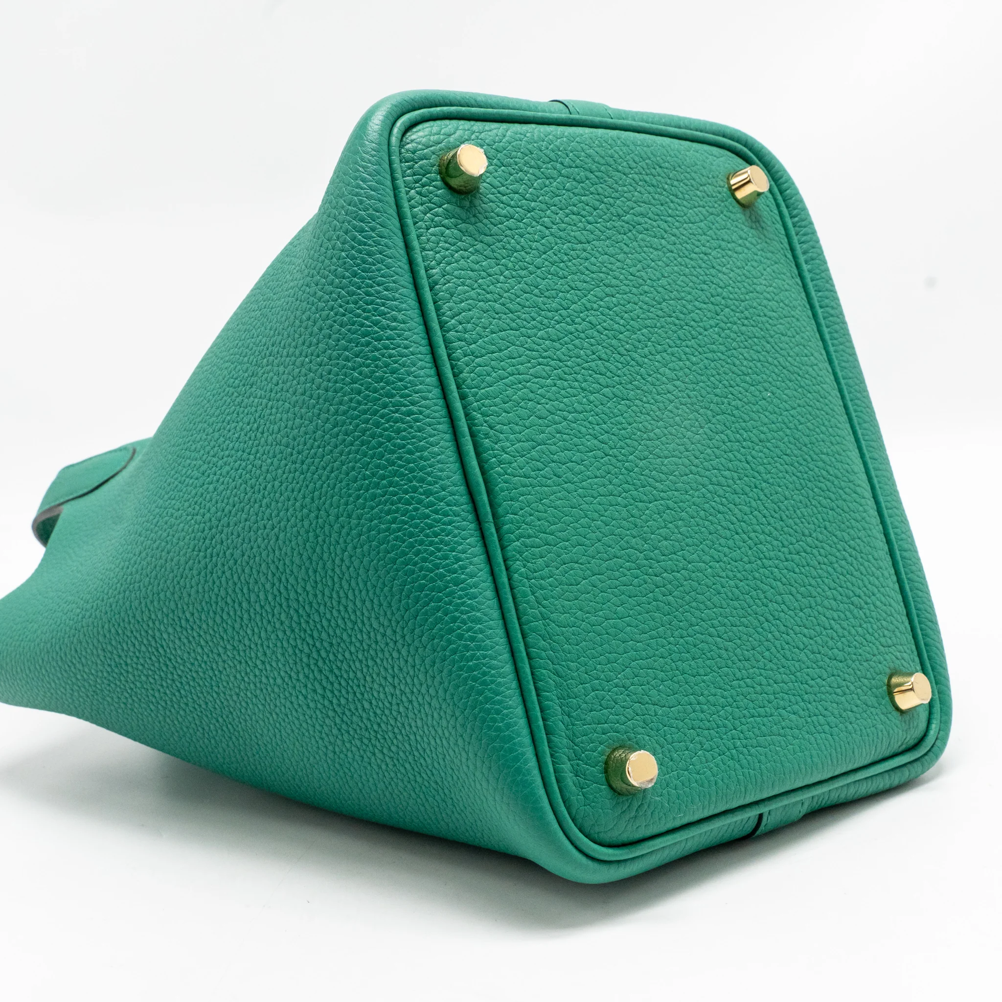 Hermes Picotin 18 Lock Bag TAURILLON MAURICE Vert Jade GHW Stamp Y - Image 7