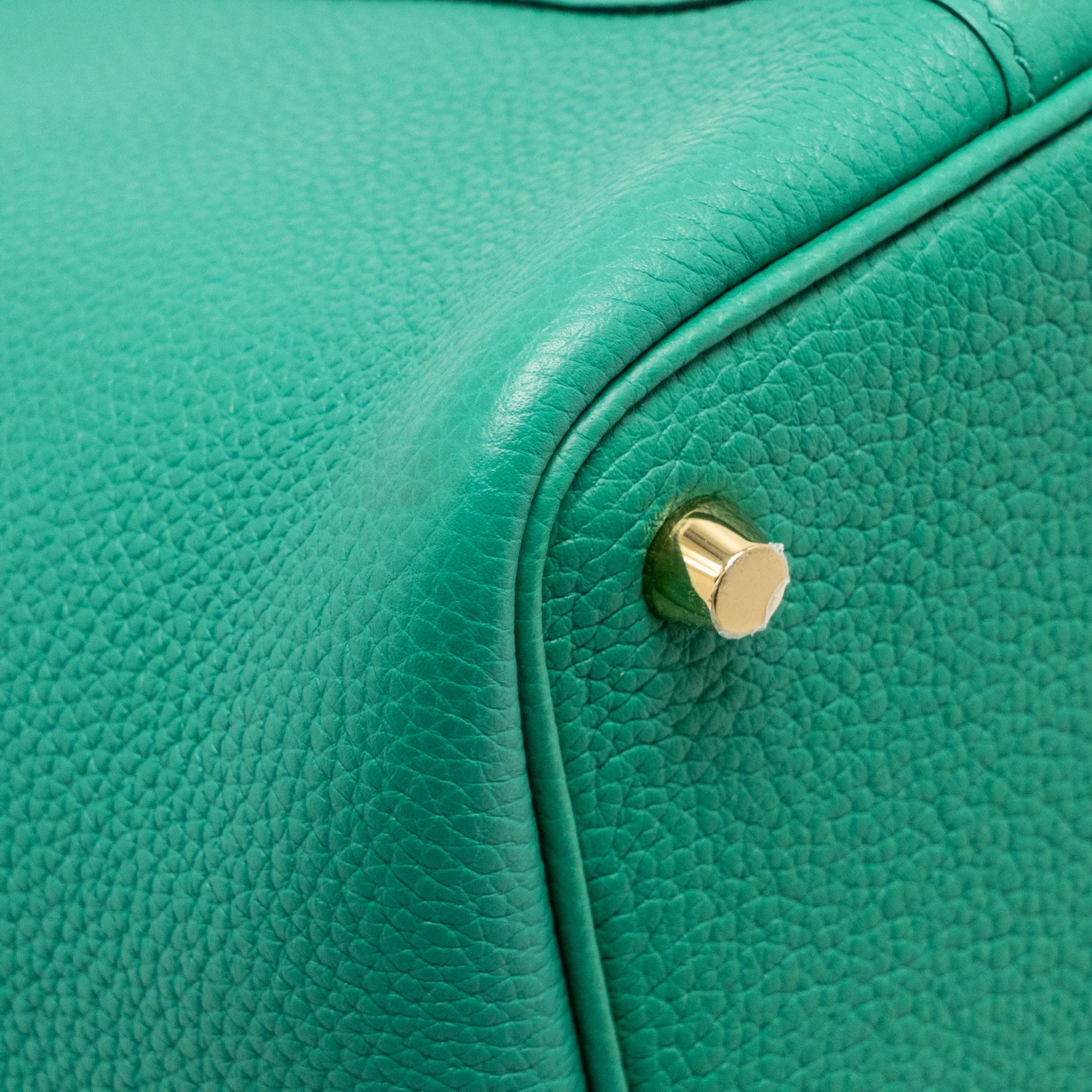 Hermes Picotin 18 Lock Bag TAURILLON MAURICE Vert Jade GHW Stamp Y - Image 9