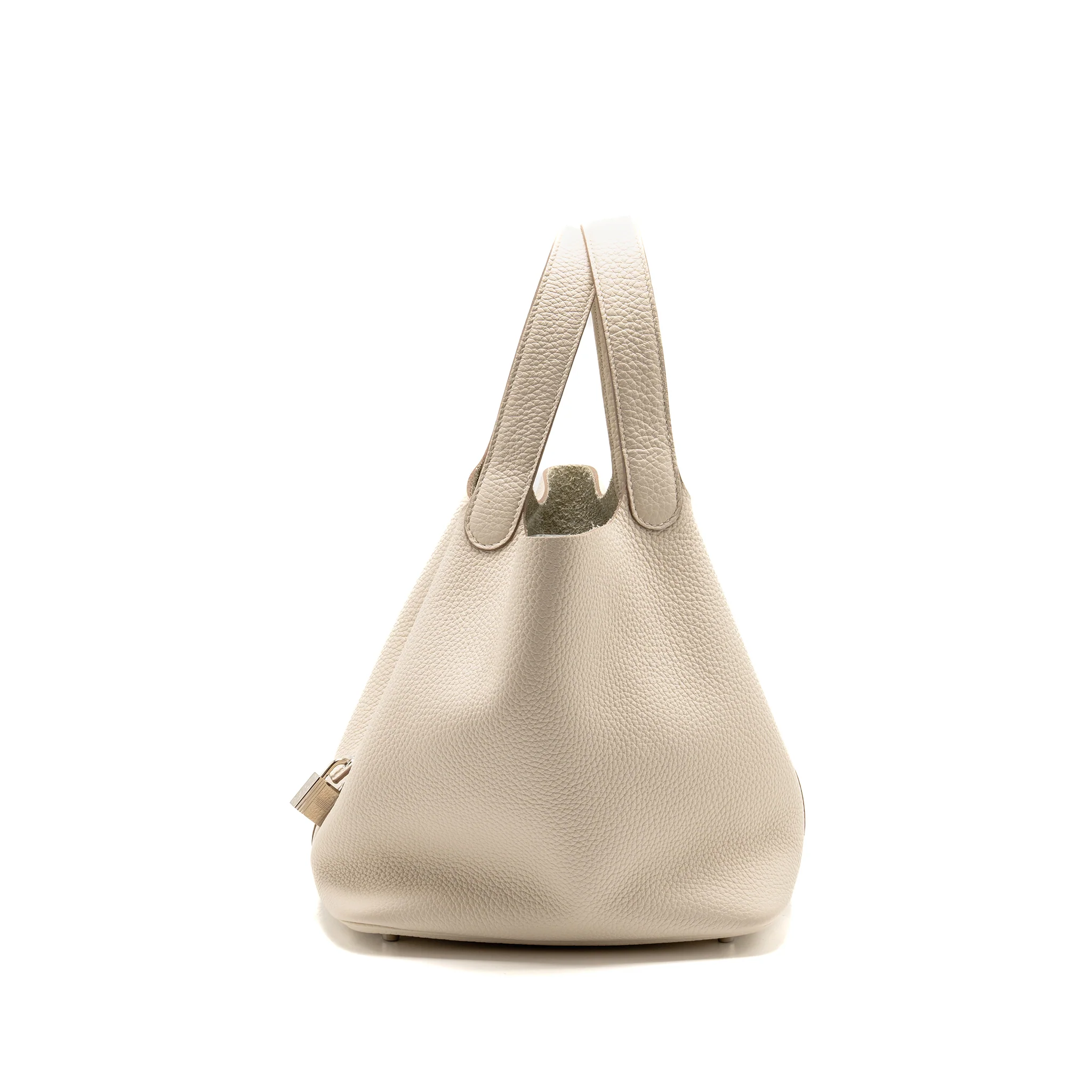 Hermes Picotin 22 clemence craie SHW stamp Z - Image 4