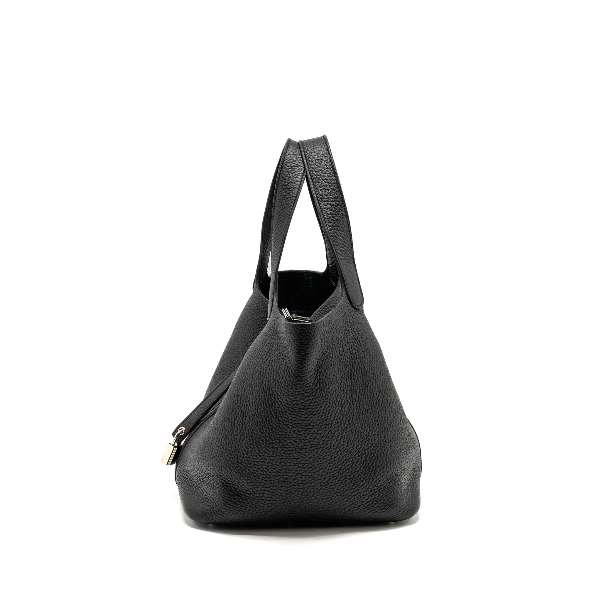 HERMES Picotin22 Lock Bag Clemence Black SHW Stamp B - Image 4