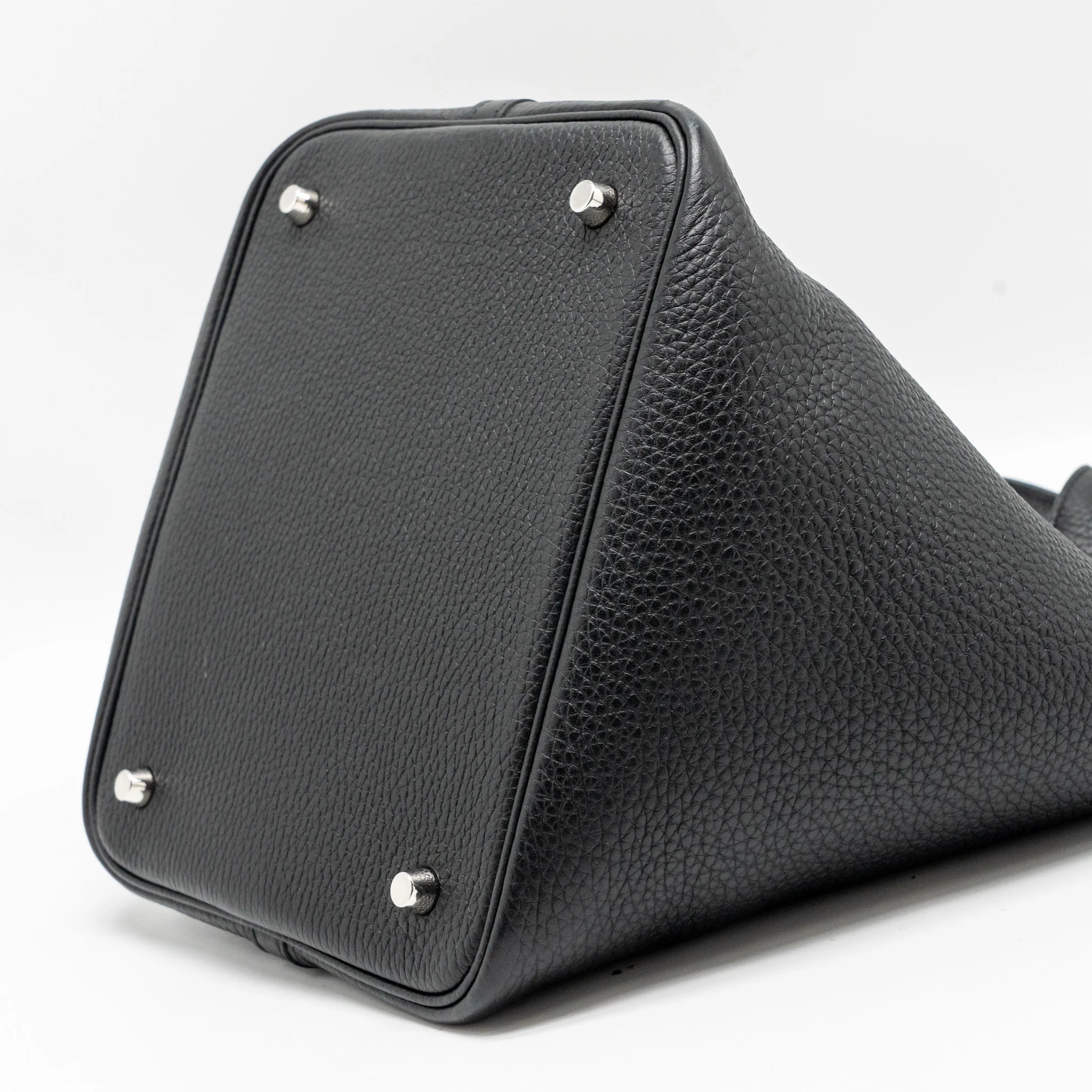 HERMES Picotin22 Lock Bag Clemence Black SHW Stamp B - Image 7