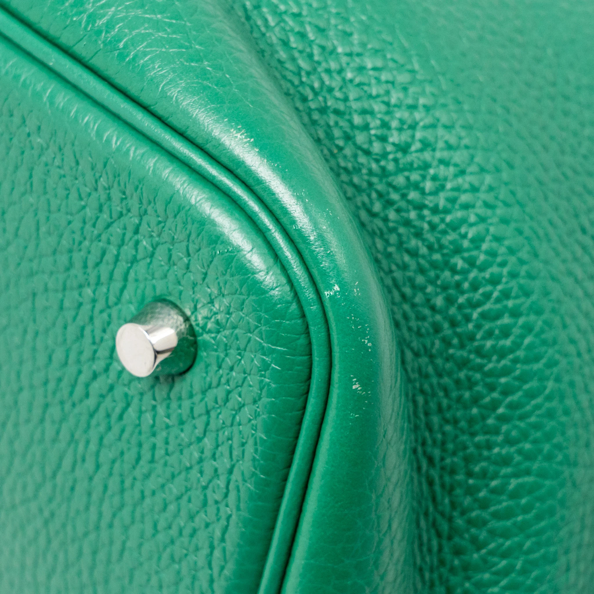 Hermes Picotin 22 Lock Bag Clemence Vert Vertigo SHW Stamp A - Image 11