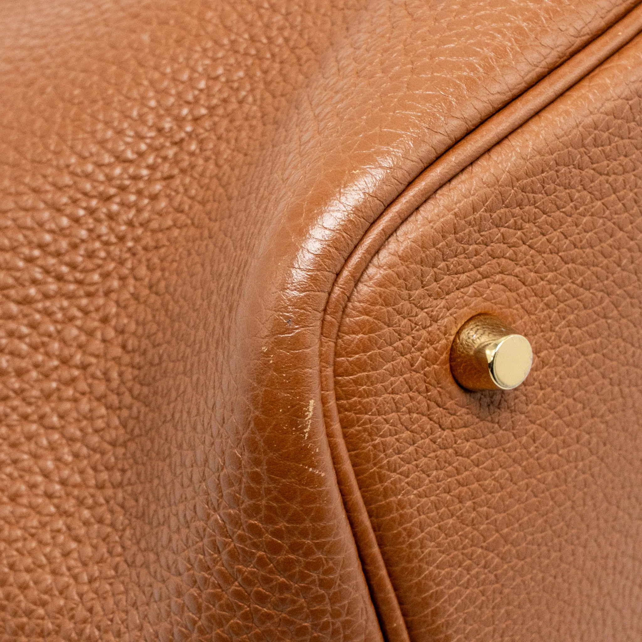 Hermes Picotin 22 Lock Bag Clemence Gold GHW Stamp Y - Image 11