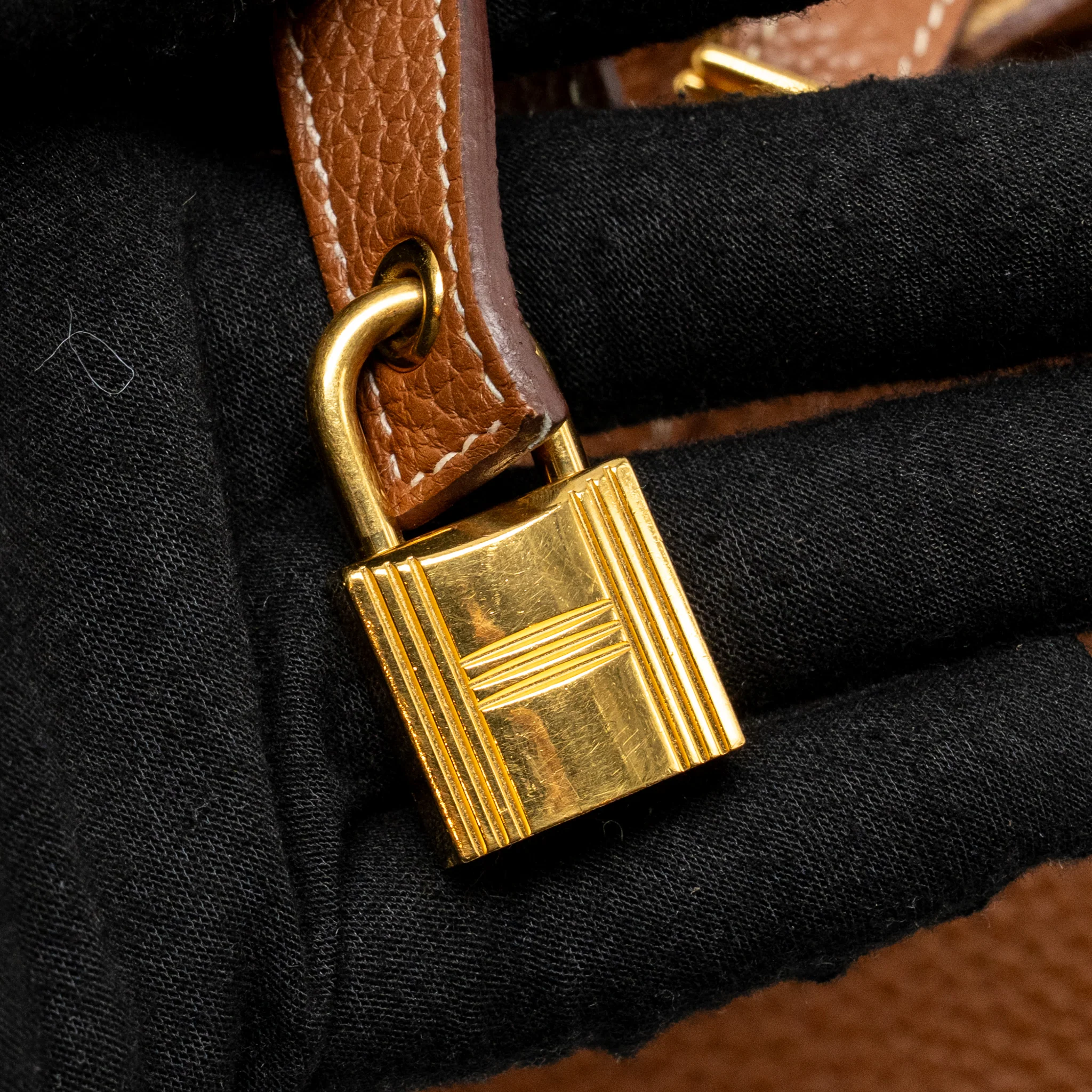 Hermes Picotin 22 Lock Bag Clemence Gold GHW Stamp Y - Image 16