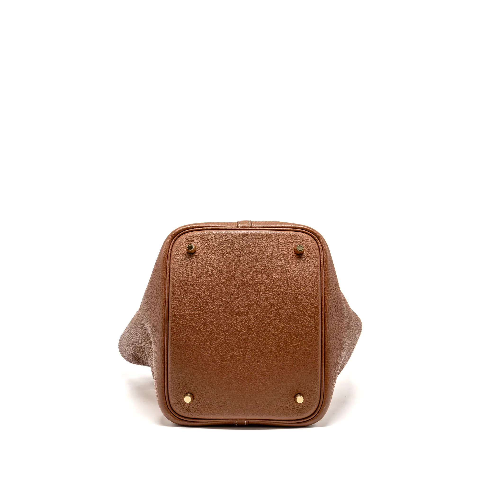 Hermes Picotin 22 Lock Bag Clemence Gold GHW Stamp Y - Image 6