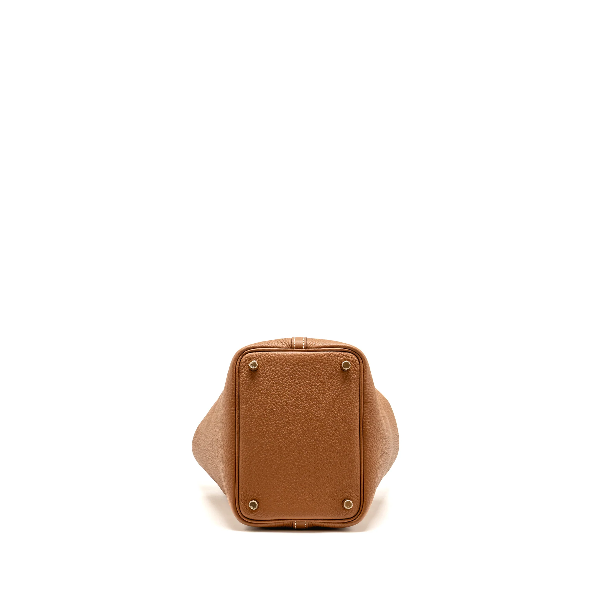 Hermes Picotin 18 Lock Bag Clemence Calfskin Gold GHW Stamp B - Image 6