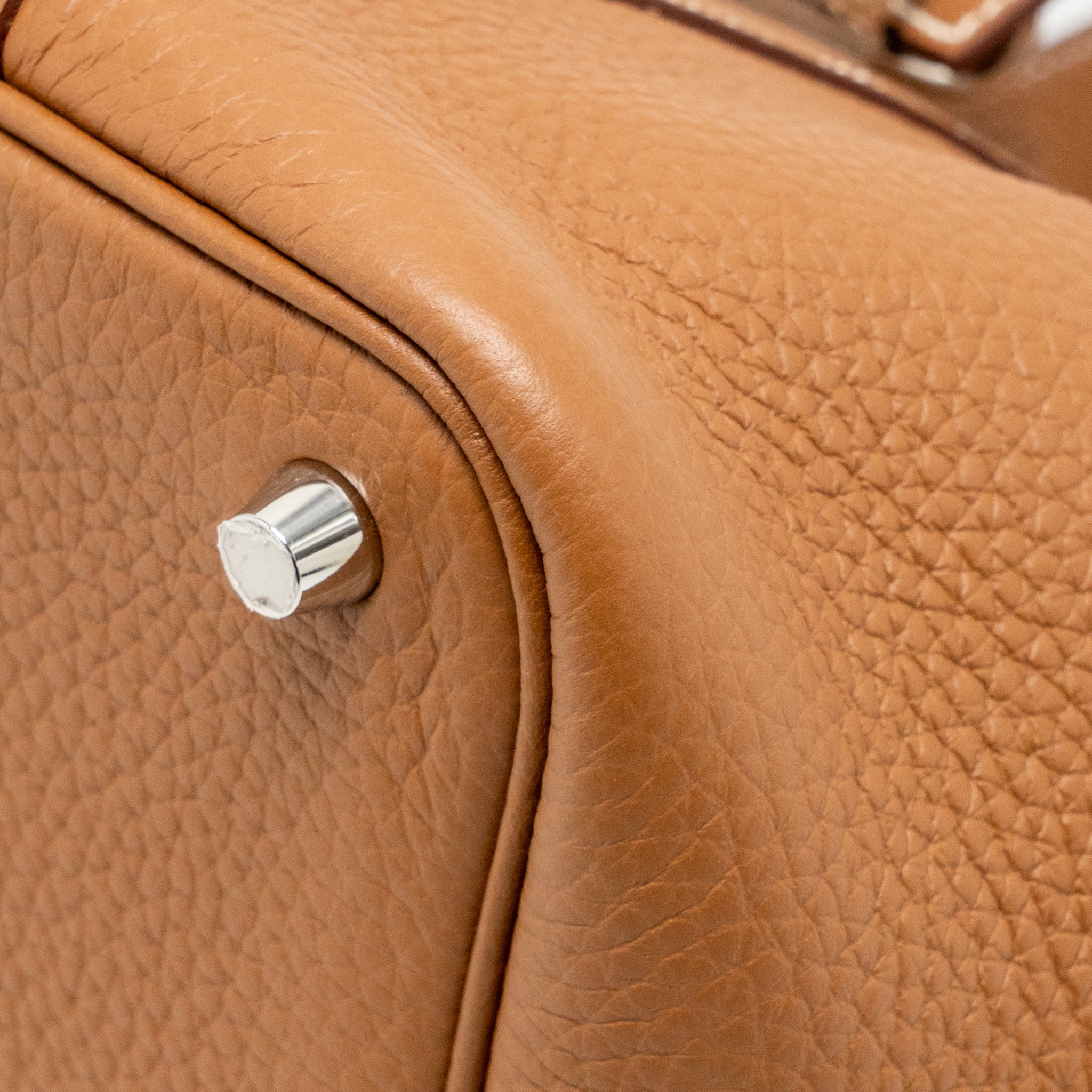 Hermes Picotin 18 Lock Bag Clemence Gold SHW Stamp W - Image 10