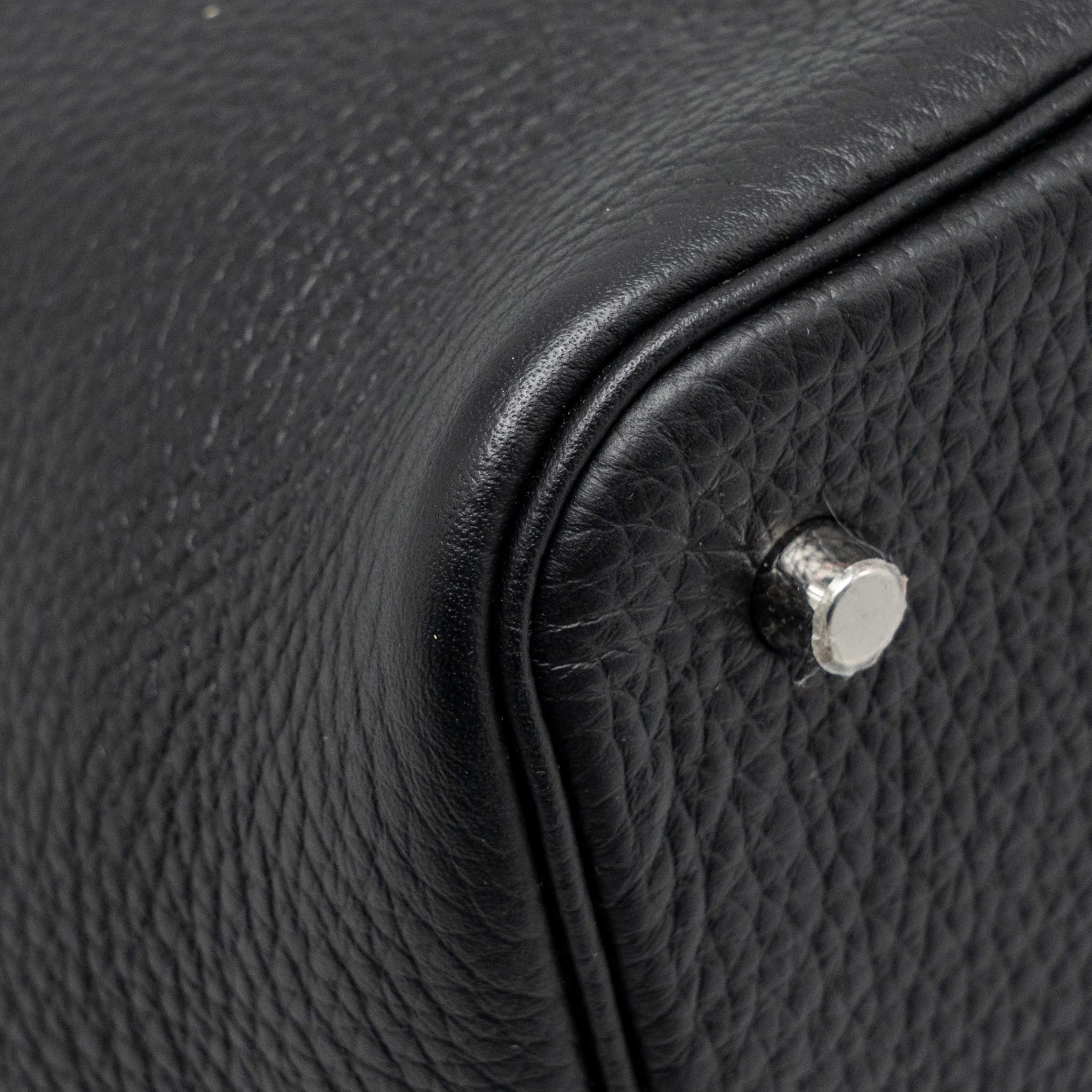 Hermes Picotin 22 Lock Bag Clemence Black SHW Stamp W - Image 10