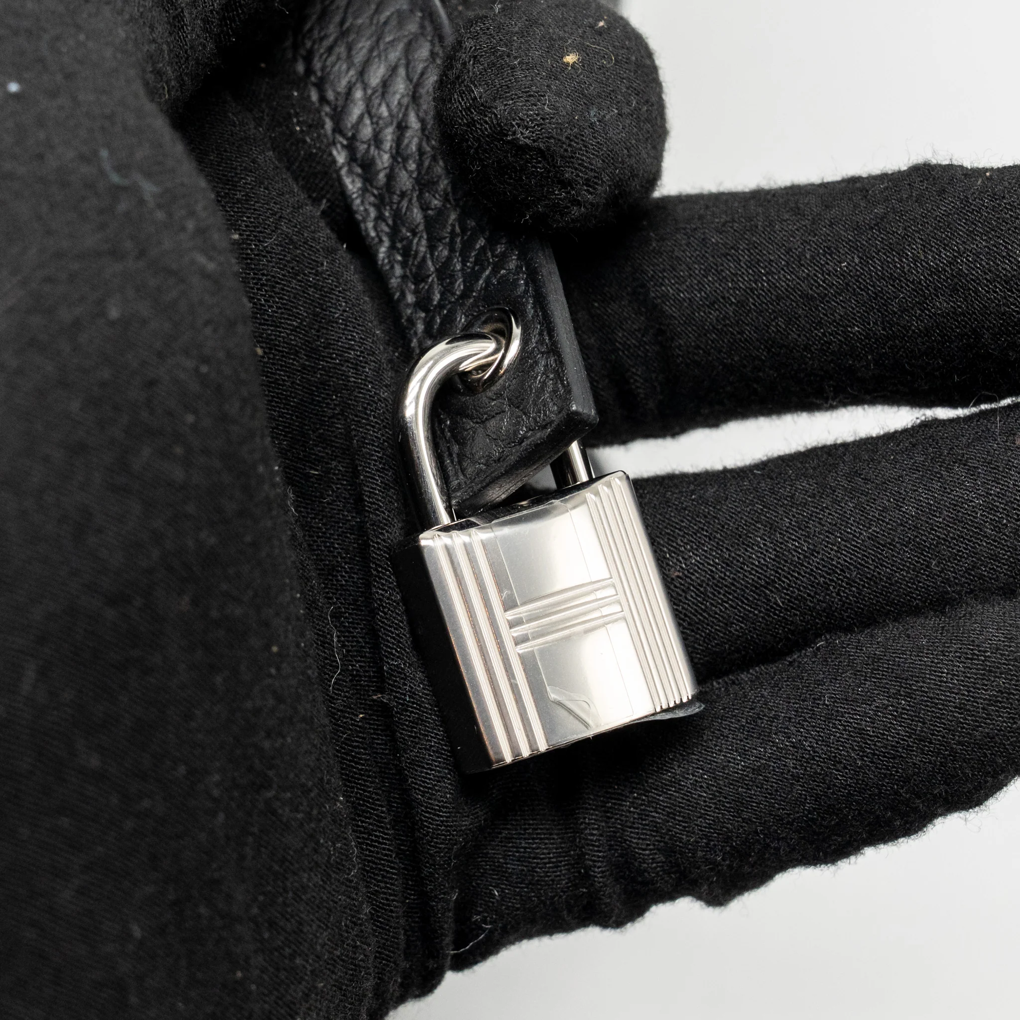 Hermes Picotin 22 Lock Bag Clemence Black SHW Stamp W - Image 15