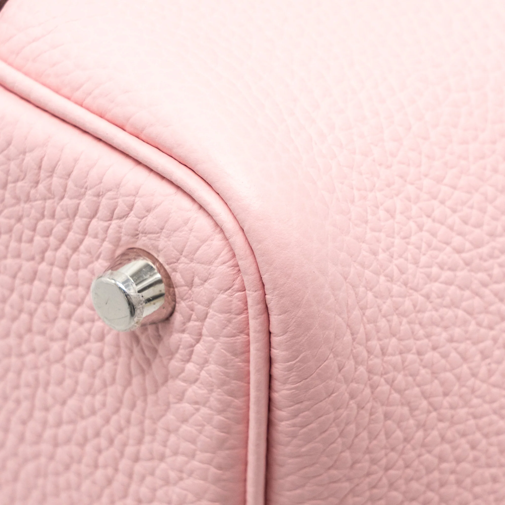 Hermes Picotin 18 Lock Bag Clemence 3Q Rose Sakura SHW Stamp B - Image 11