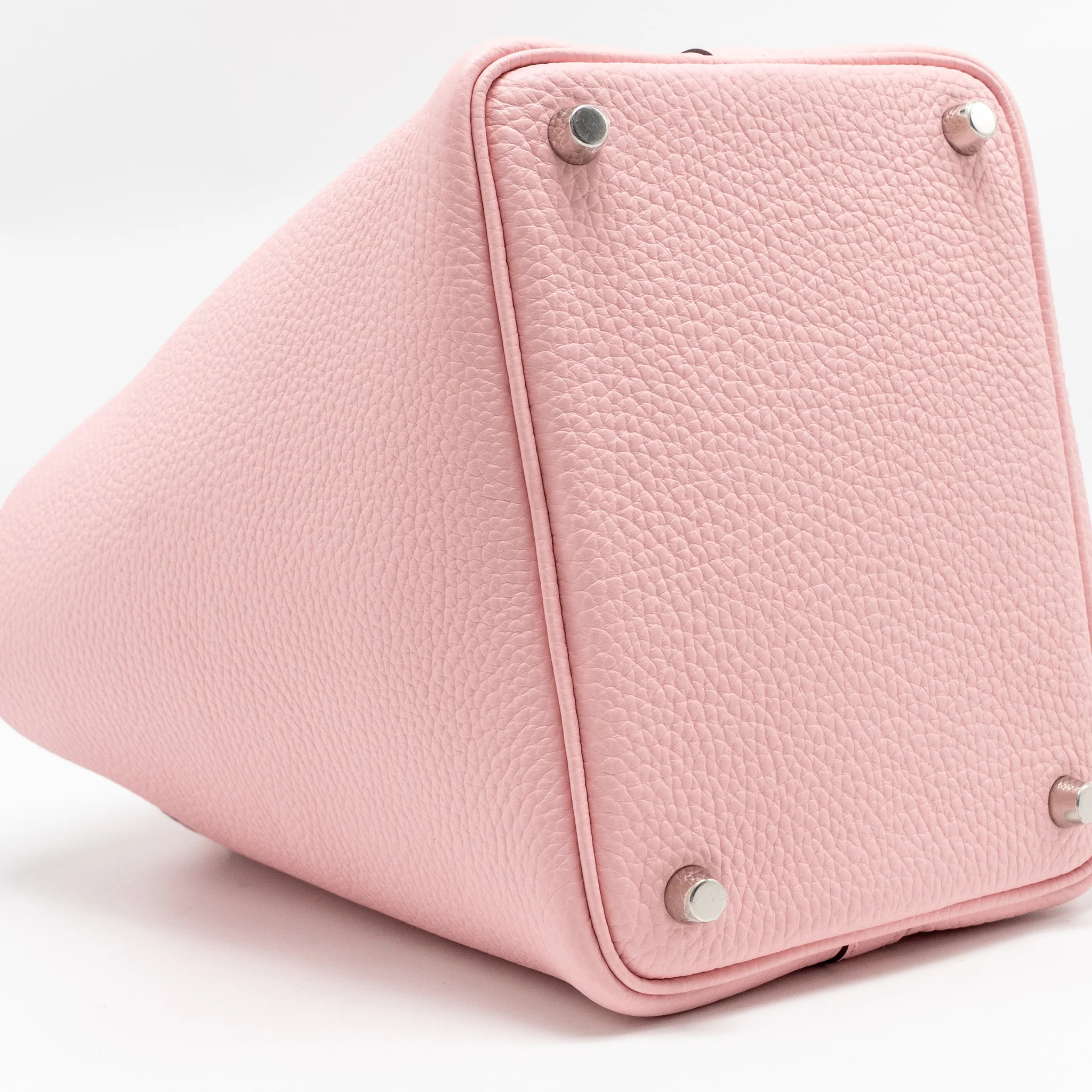 Hermes Picotin 18 Lock Bag Clemence 3Q Rose Sakura SHW Stamp B - Image 6