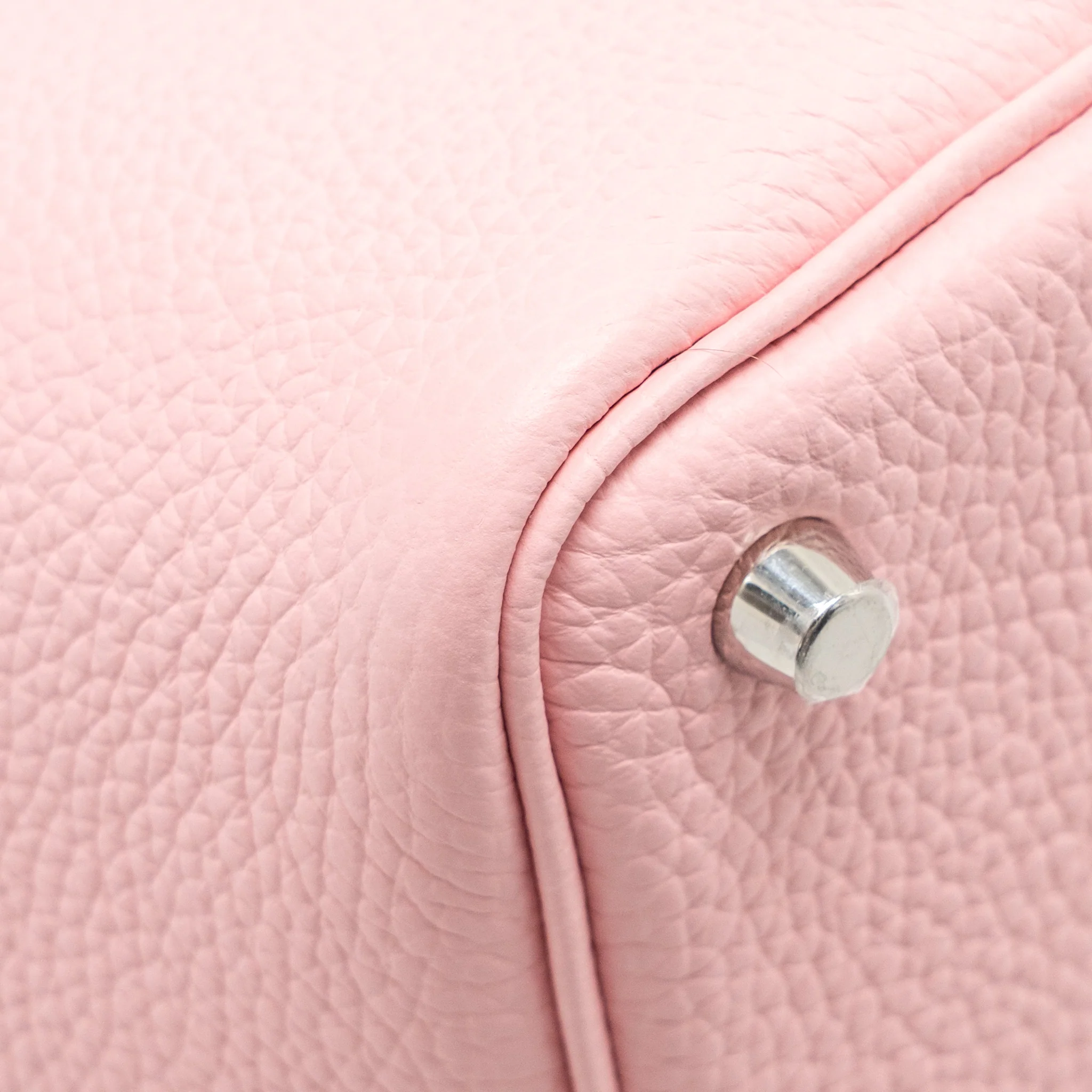 Hermes Picotin 18 Lock Bag Clemence 3Q Rose Sakura SHW Stamp B - Image 8